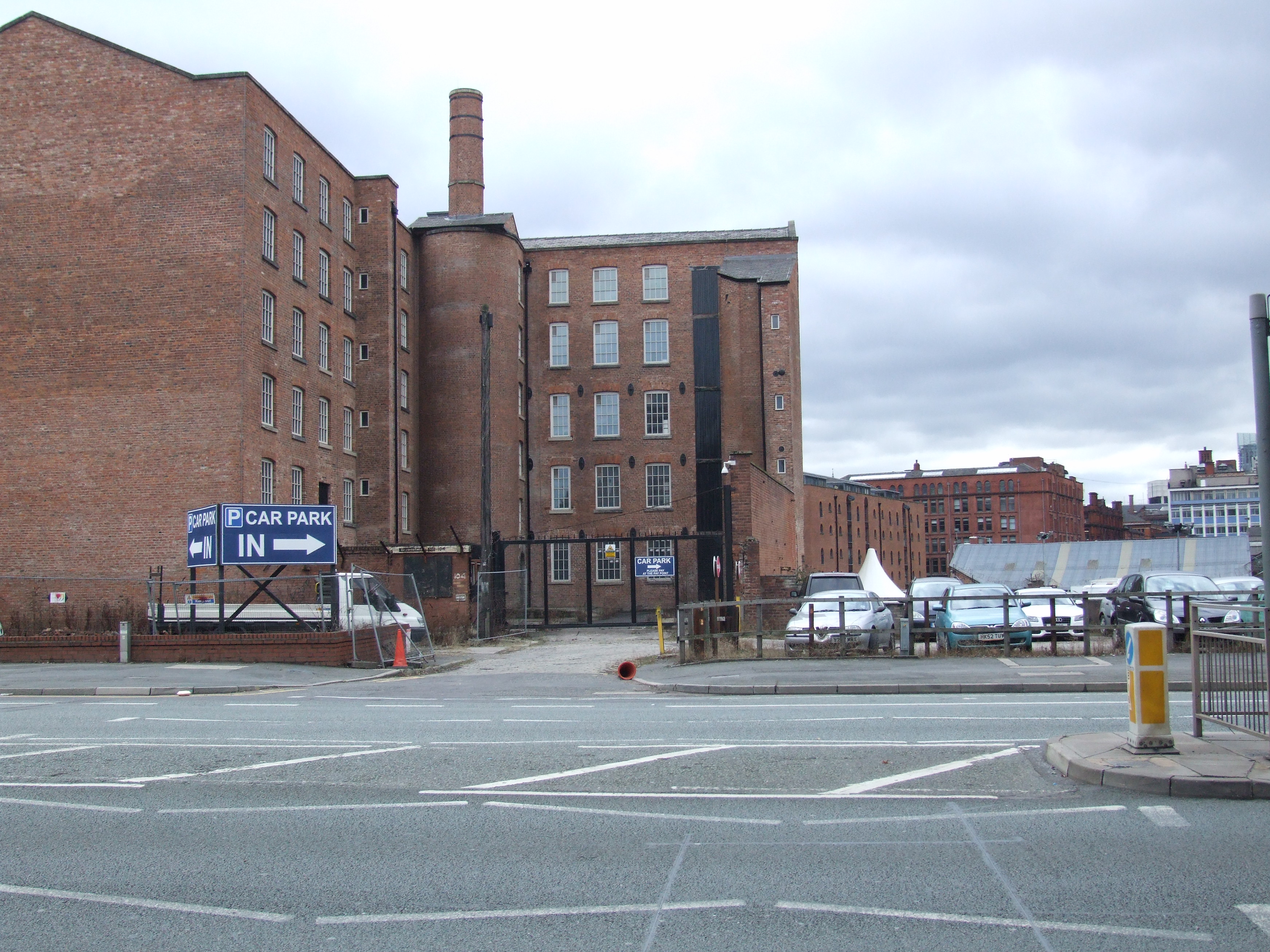 Brownsfield Mill, Ancoats (Manchester): Avro's first workshop in 1910