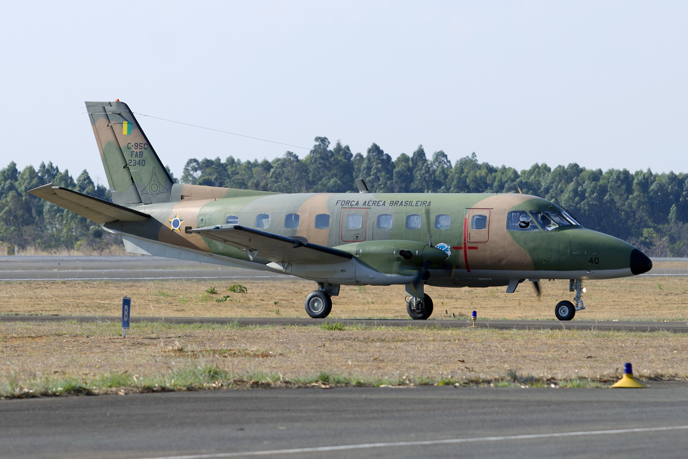 C-95C Bandeirante (FAB) in rullaggio ad Anápolis