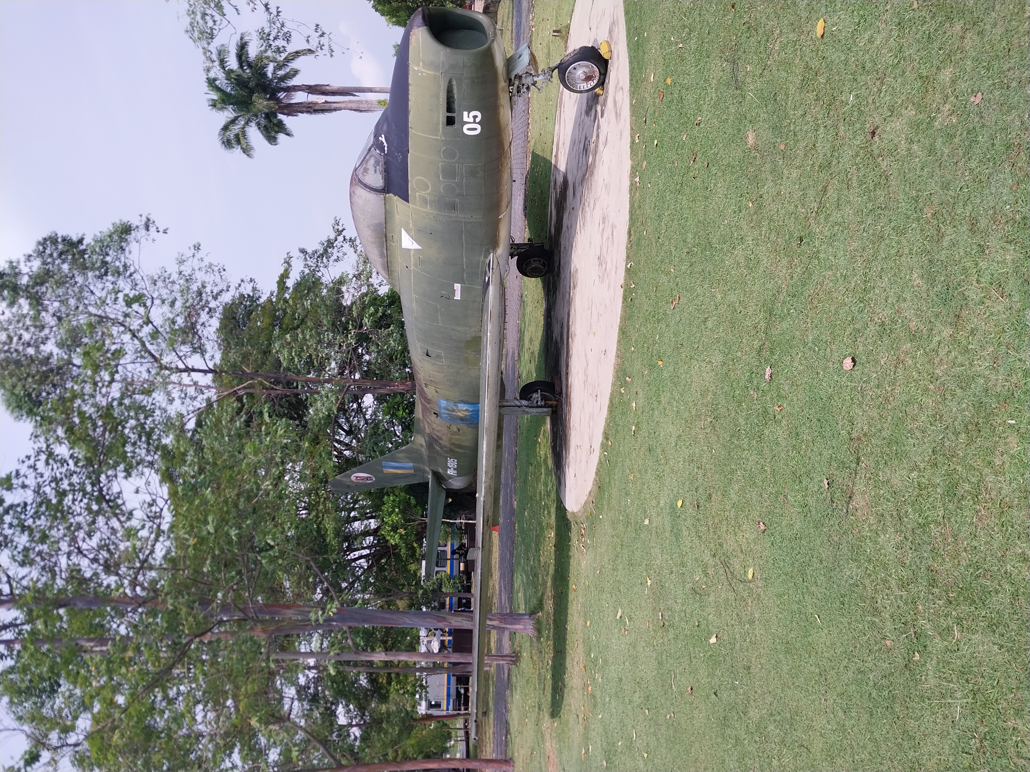 CAC Sabre of RMAF monument in Pekan, Pahang