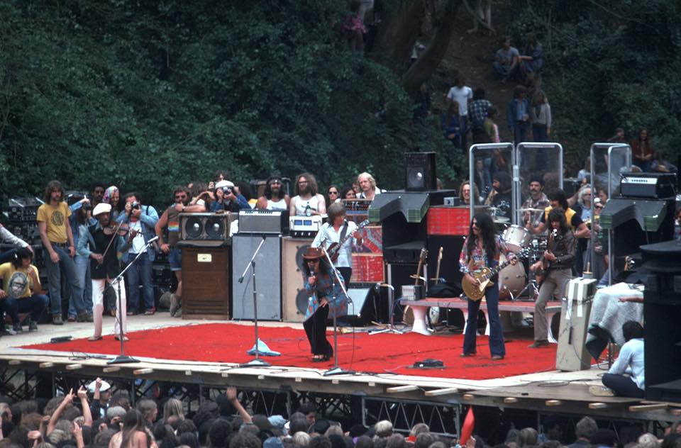 CC - Foto del concerto dal vivo dei Jefferson Starship negli anni '70, di Ron Draper