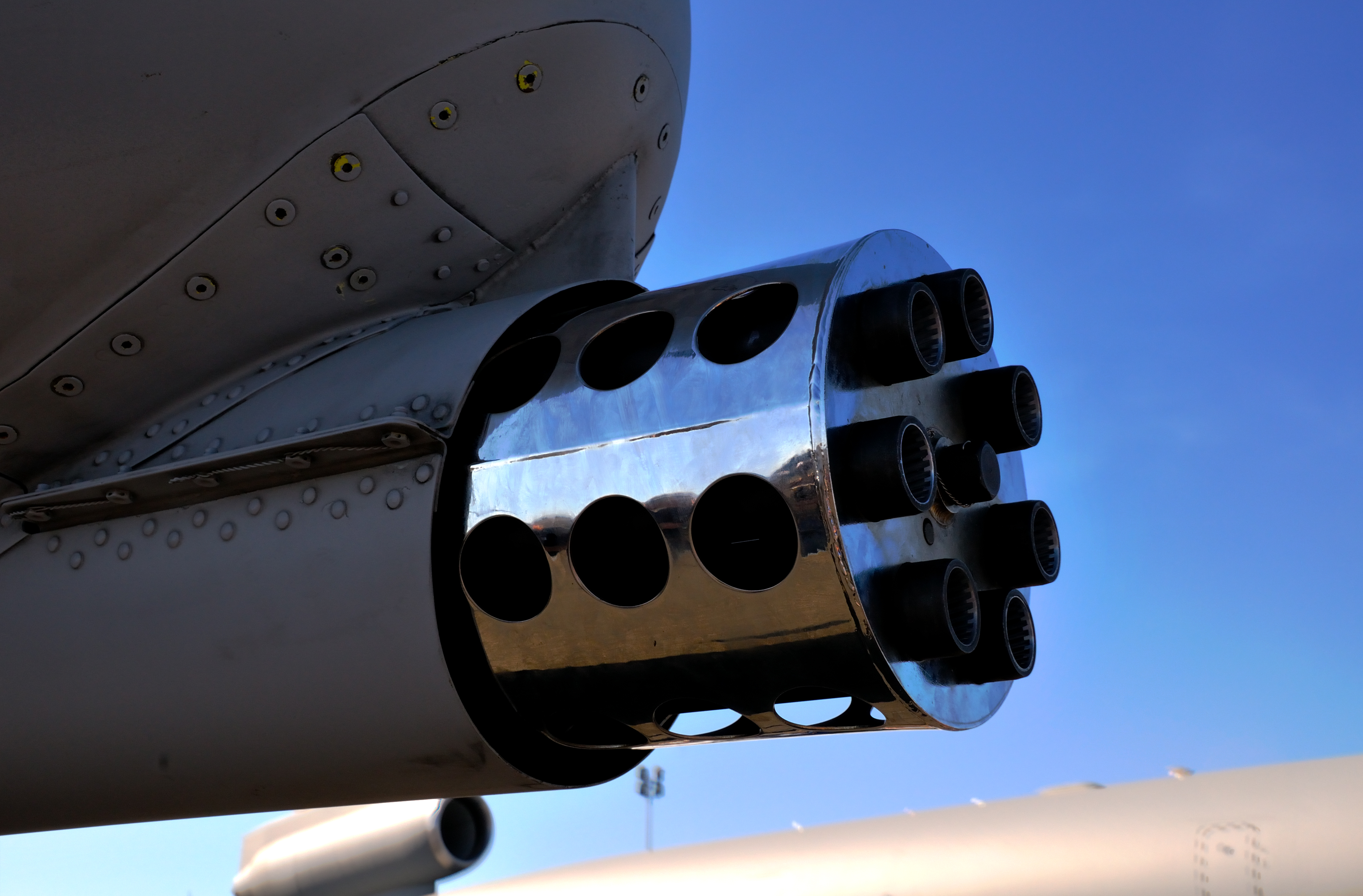 GAU-8 Avenger cannon on static display