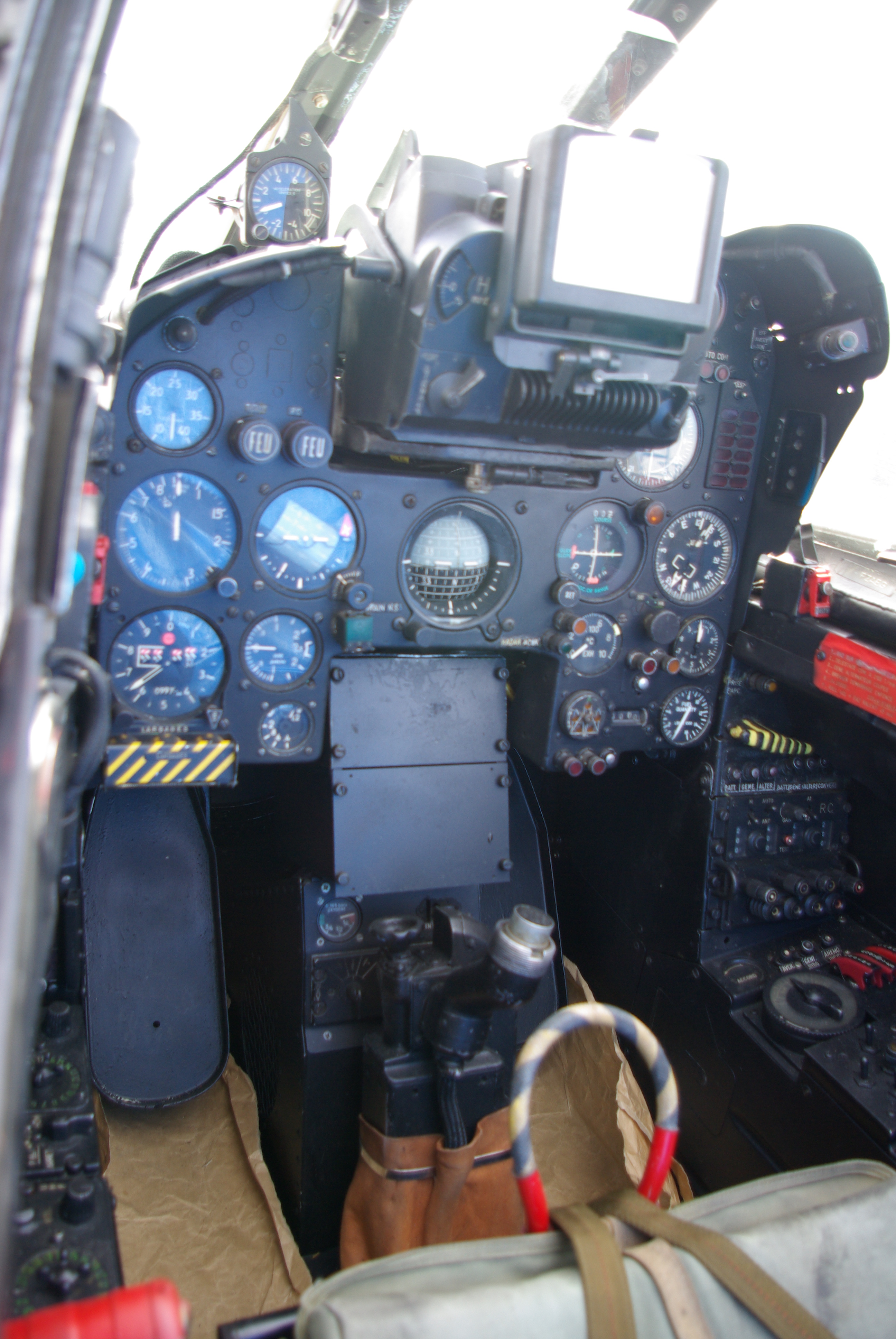 Cockpit of a Mirage IIIC, Musée de l'Air et de l'Espace