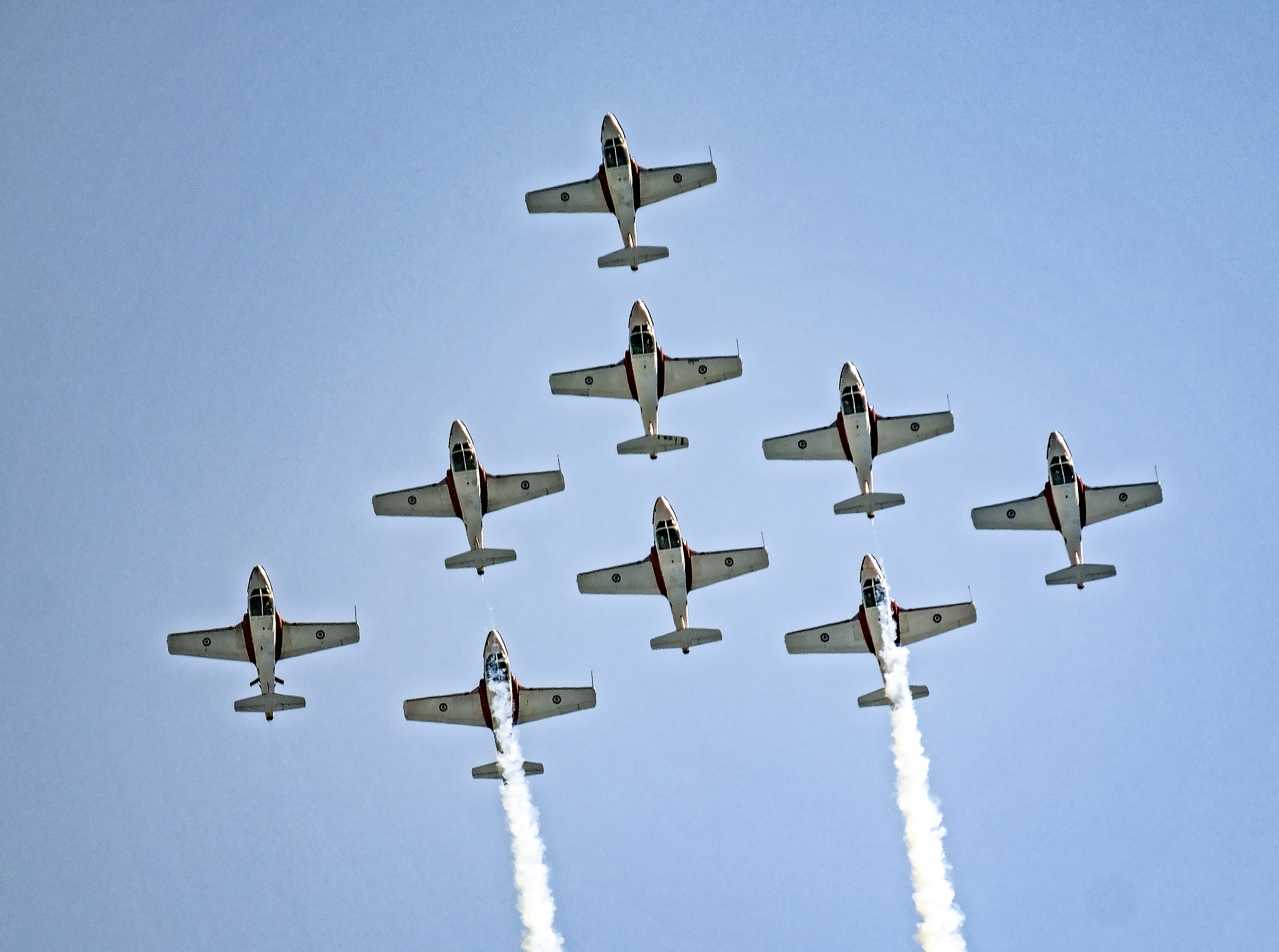Canadian Snowbirds CT-114, Huntington Beach air show, CA