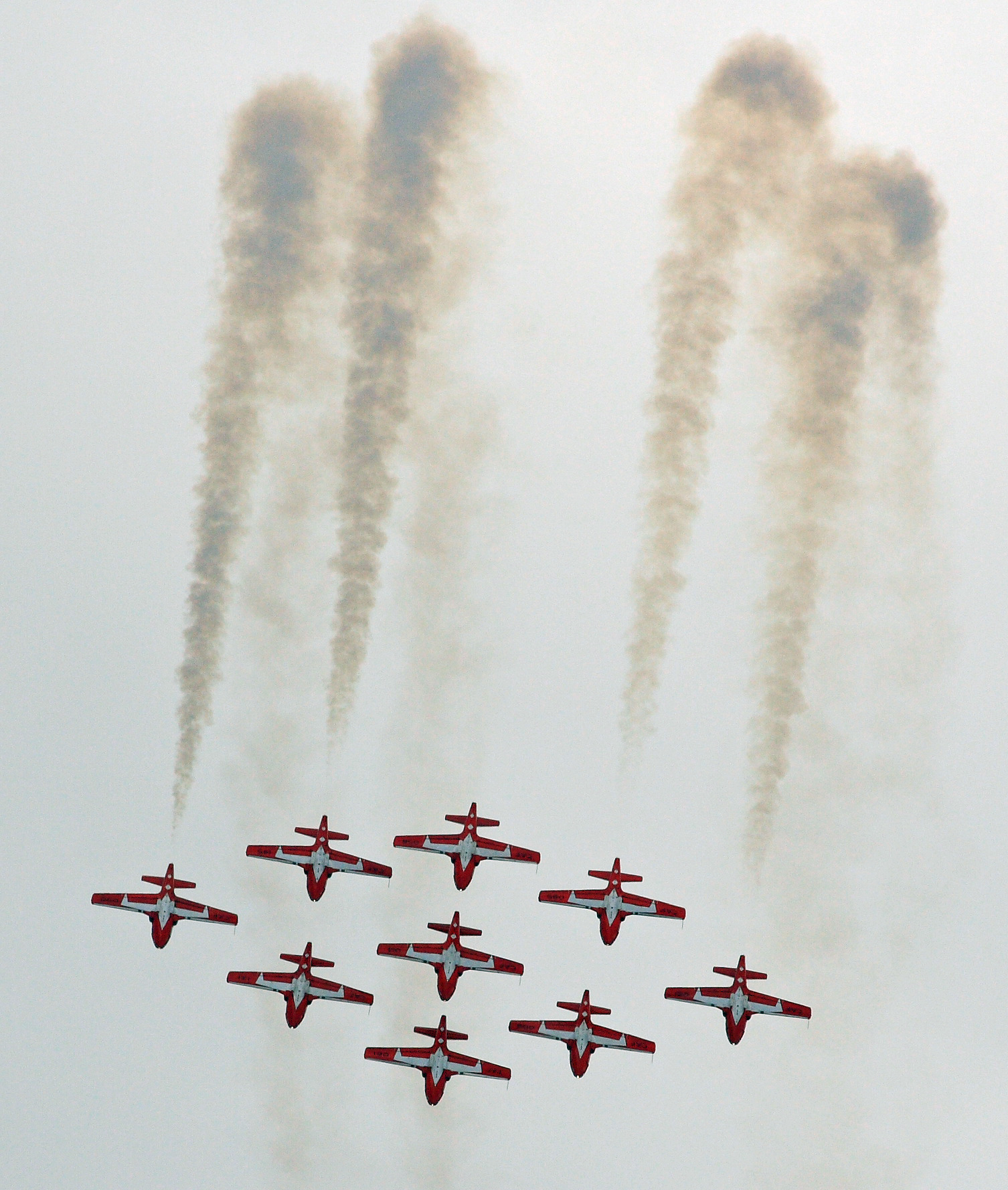 Canadian Snowbirds CT-114 Tutor — La formación completa de los Snowbirds