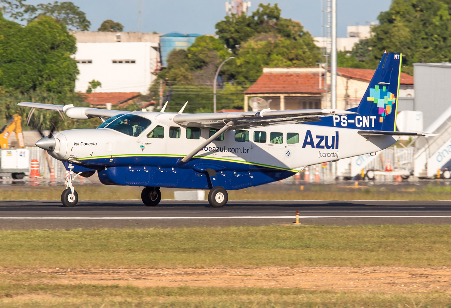 Cessna 208B Grand Caravan EX PS-CNT di Azul Conecta all'aeroporto di Teresina (THE)