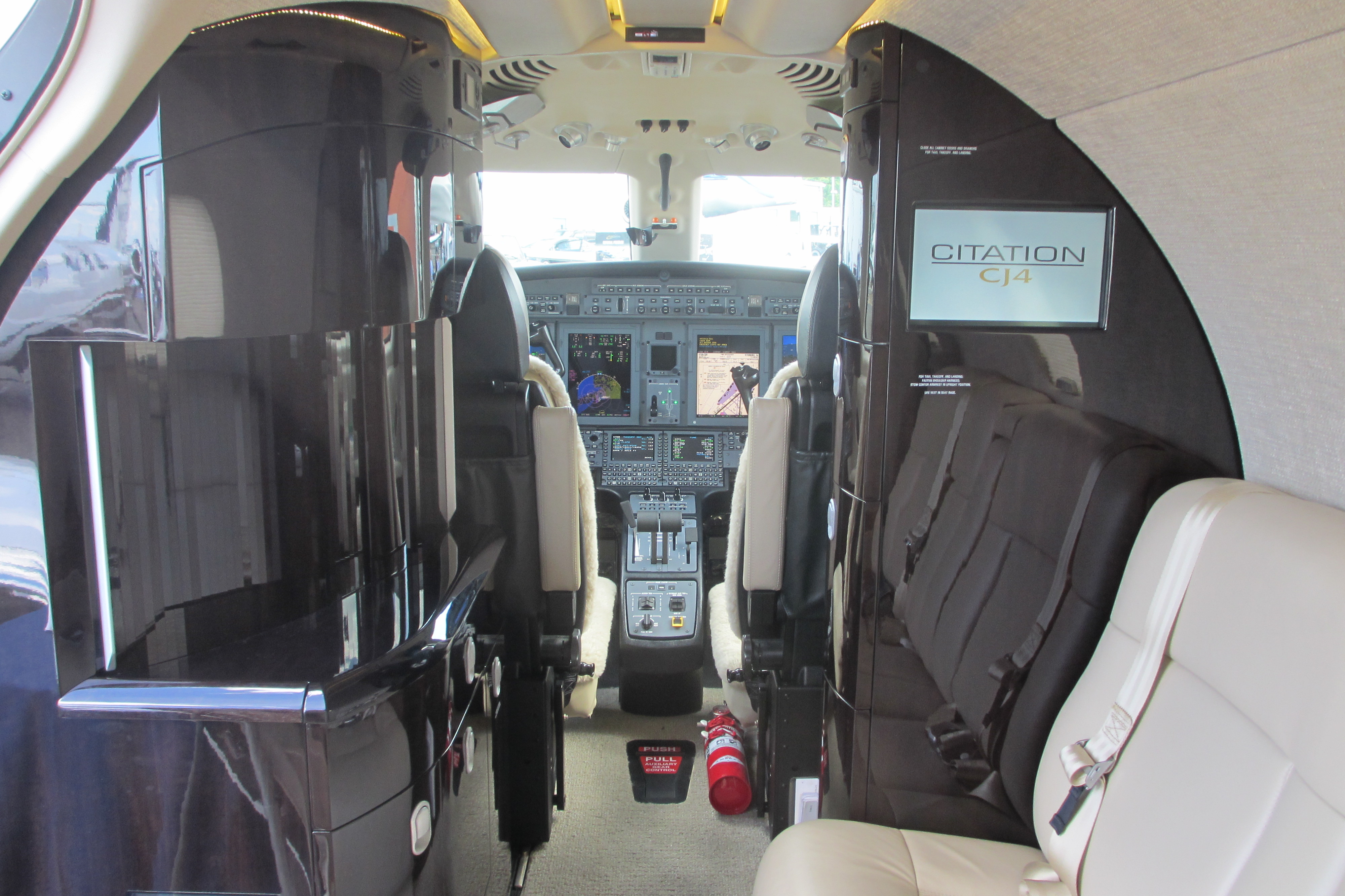 Cabine do Cessna Citation CJ4