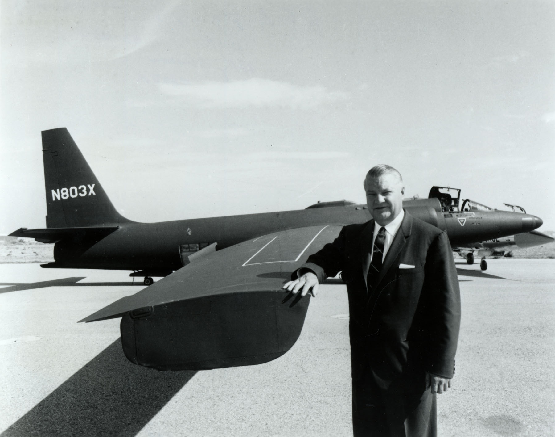 Clarence L. “Kelly” Johnson, chief designer at Lockheed’s secret “Skunk Works” facility