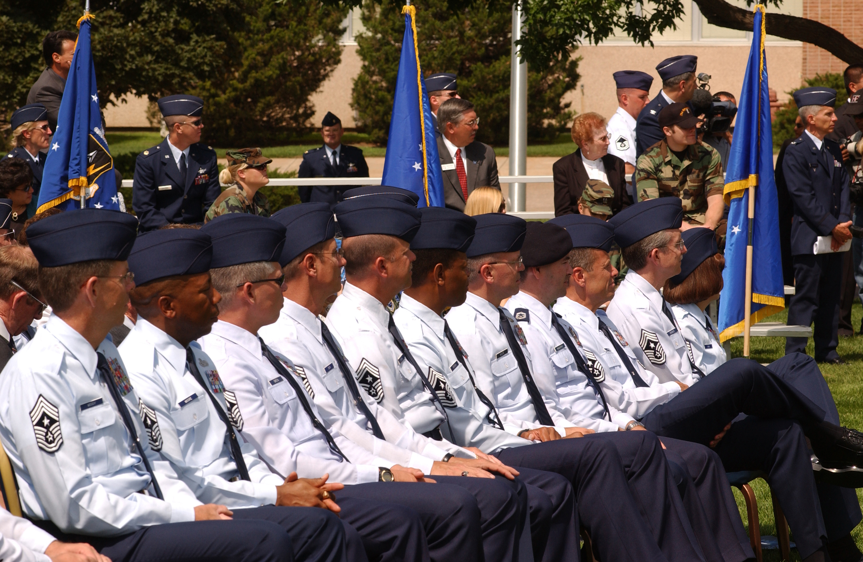 Command chiefs for Air Force Space Command