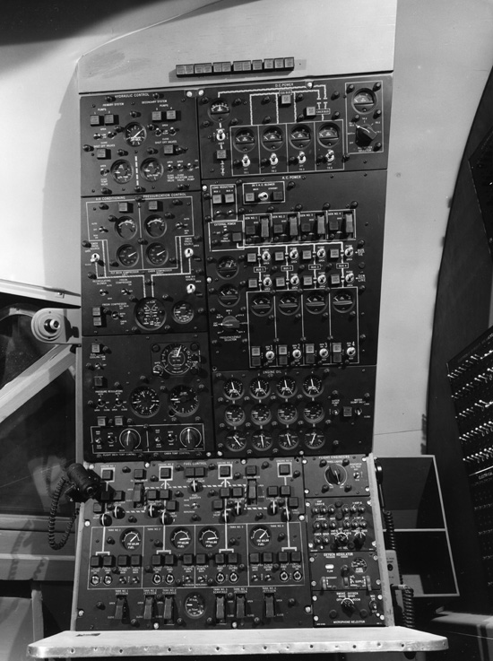 Convair 880 Flight Engineer Panel