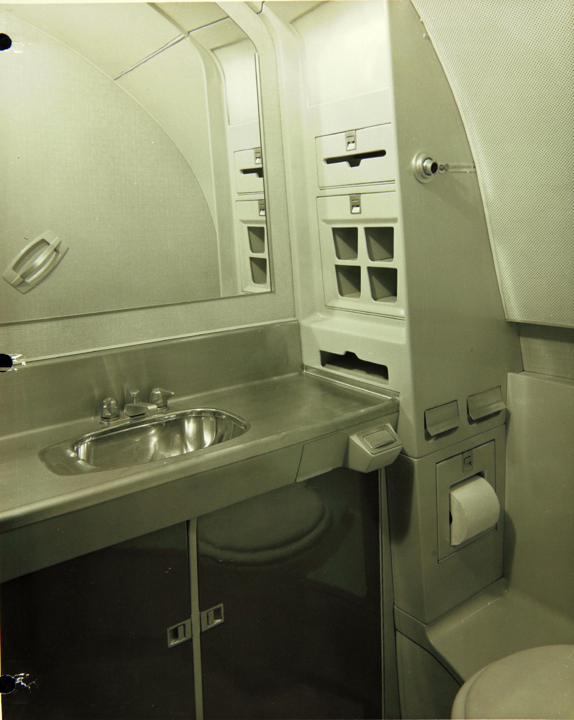 Convair 880 Lavatory
