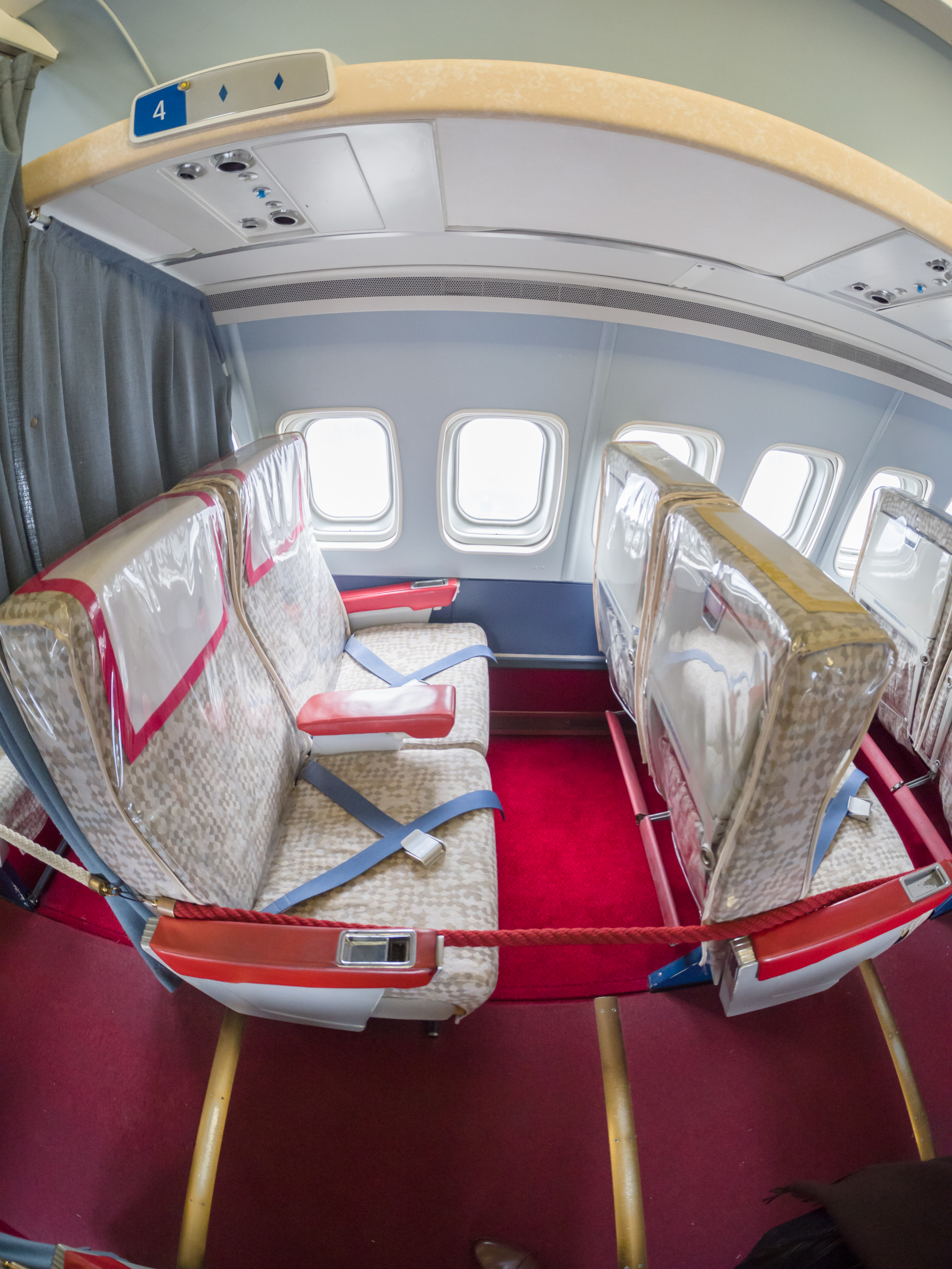 Innenraum der Convair 990 „Coronado“