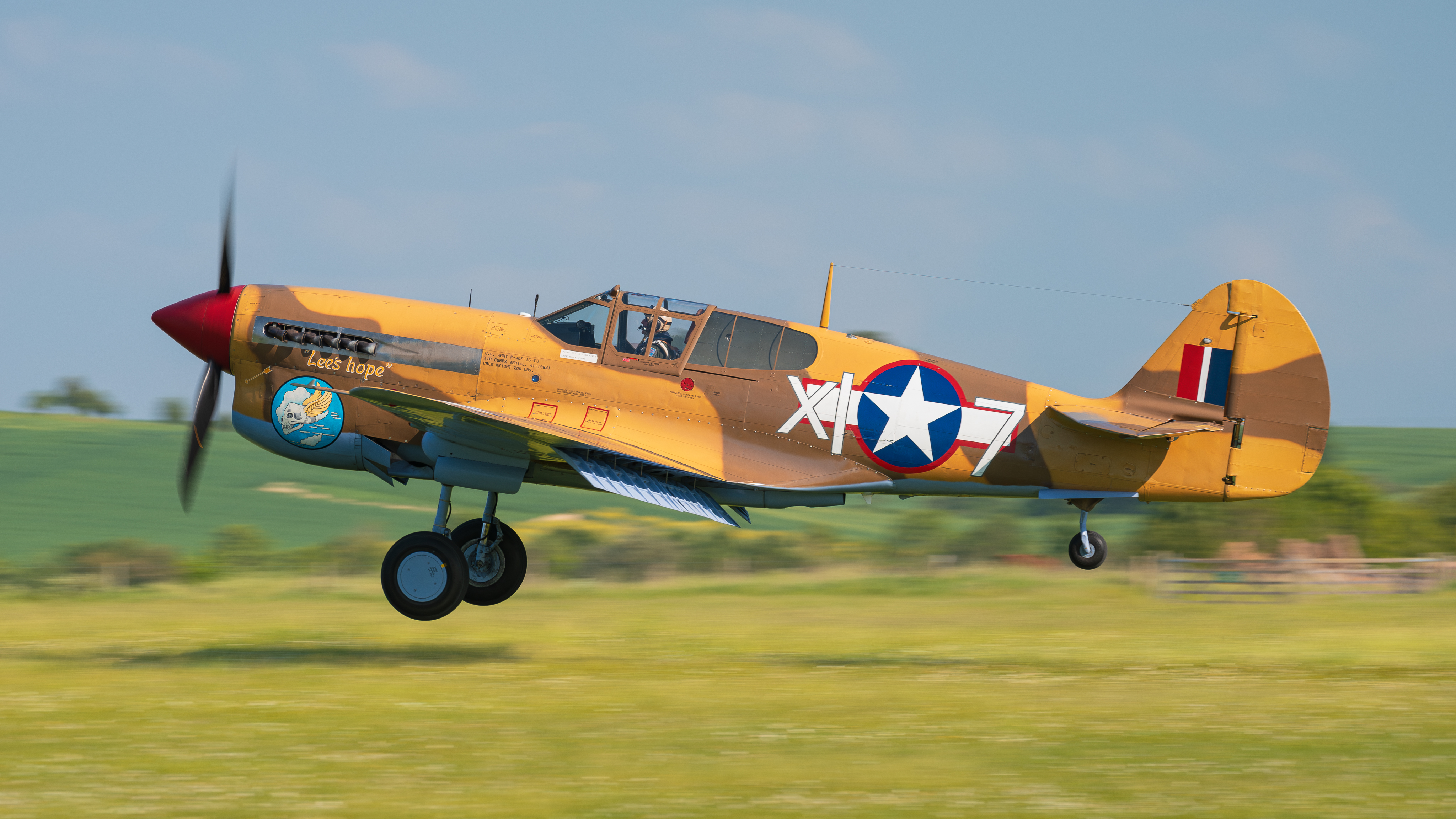 Curtiss P-40F Warhawk "Lee's Hope" (G CGZP), Duxford 2024