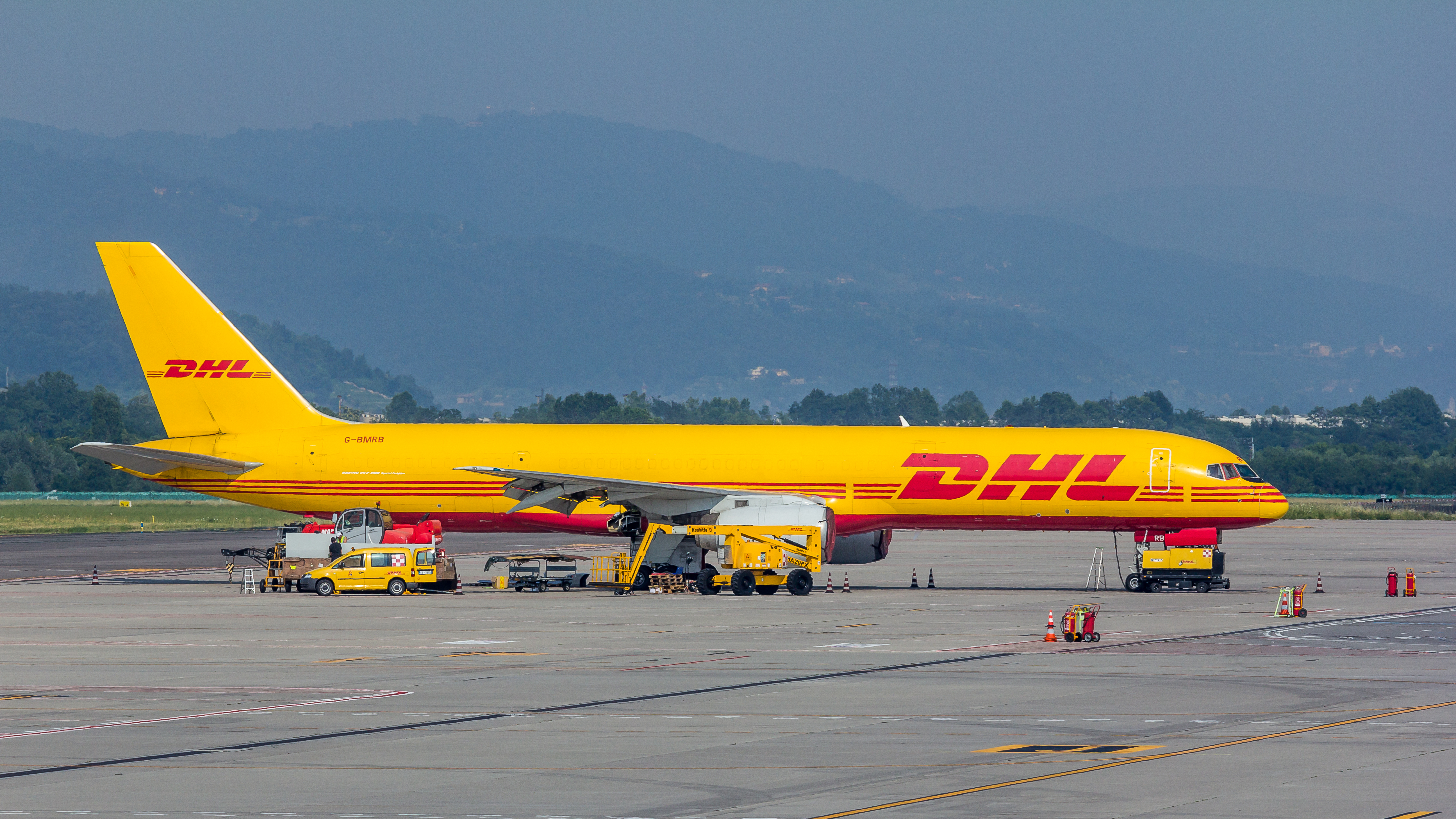 DHL - Boeing 757-200SF - G BMRB - Aeroporto Internazionale di Orio al Serio 7862