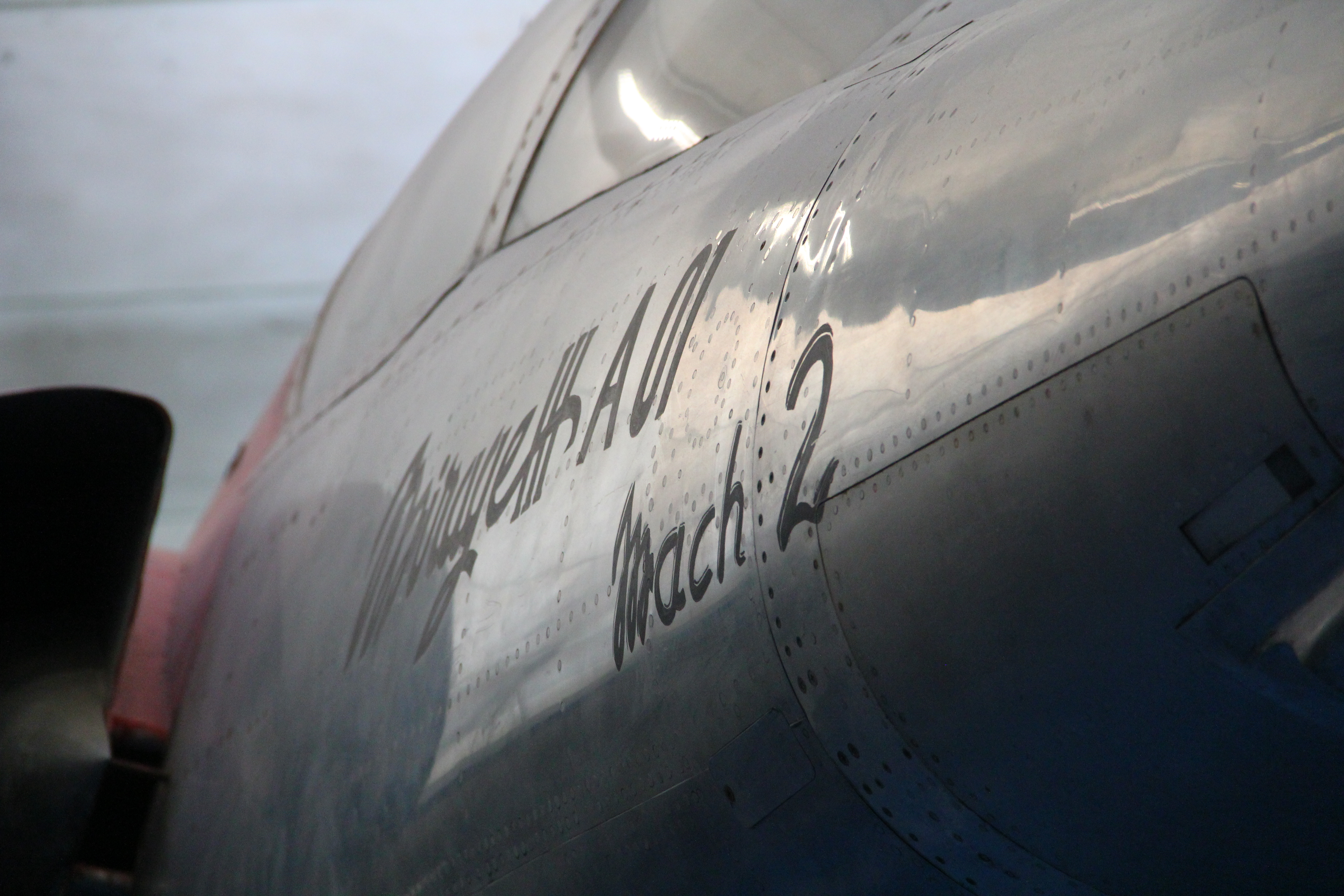 Dassault Mirage III A n. 01, dettaglio del muso, Le Bourget