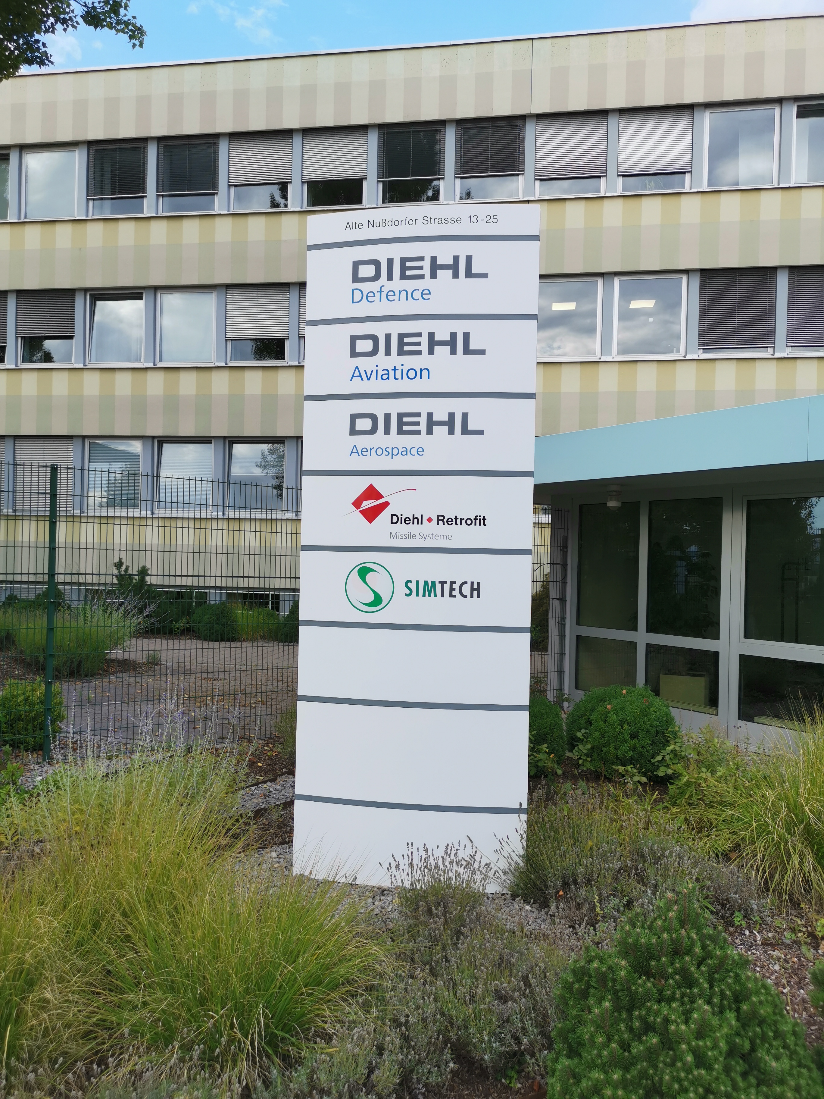 Diehl Defence à Überlingen, au bord du lac de Constance