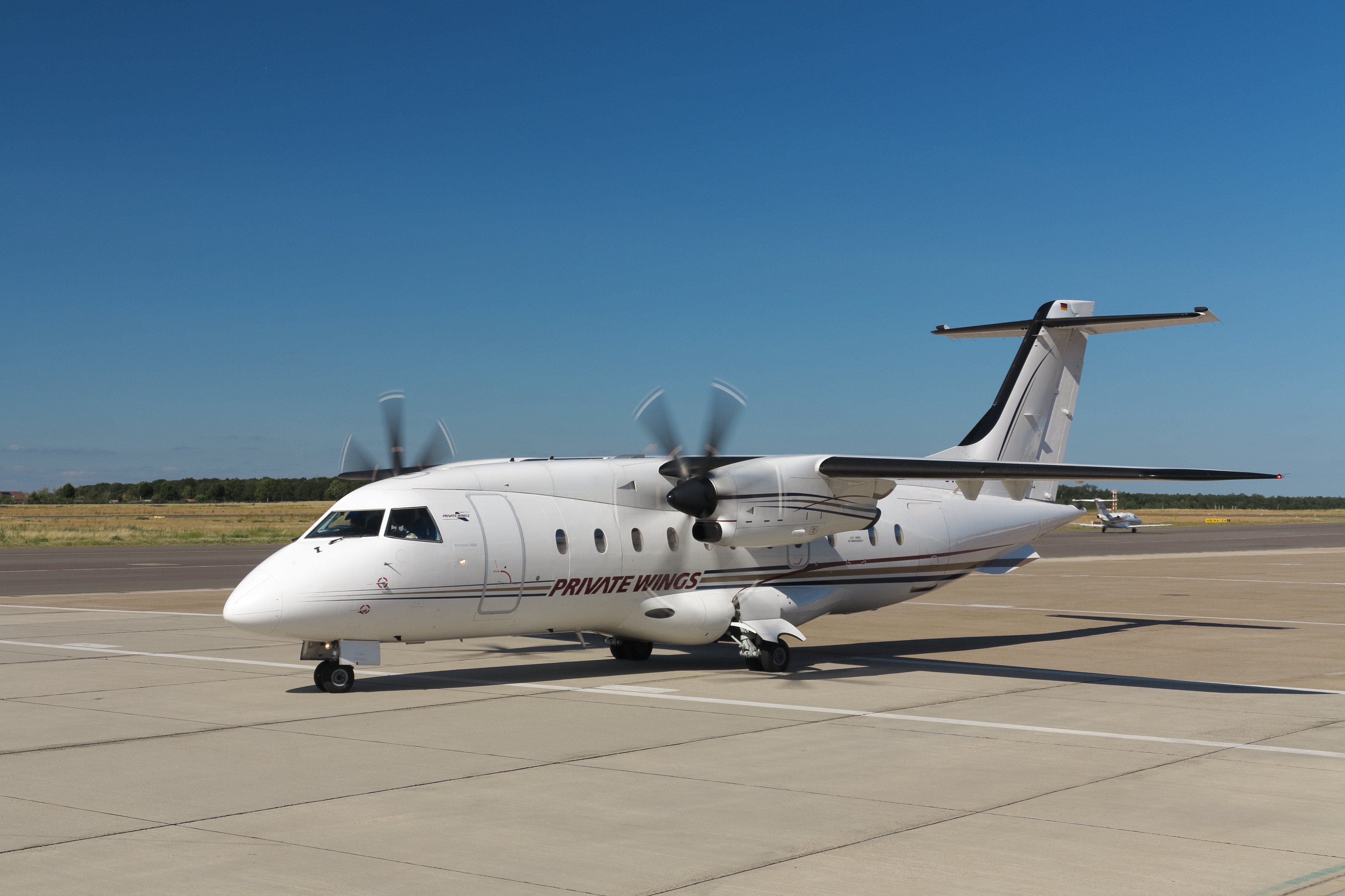 Dornier 328-100 taxiing