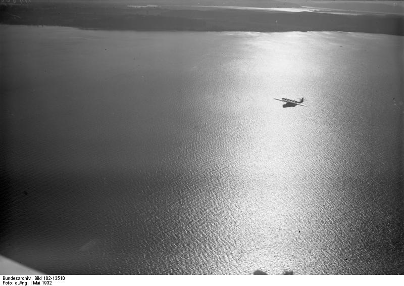 Dornier Do X (X1a) sull'Atlantico durante il volo di ritorno, maggio 1932