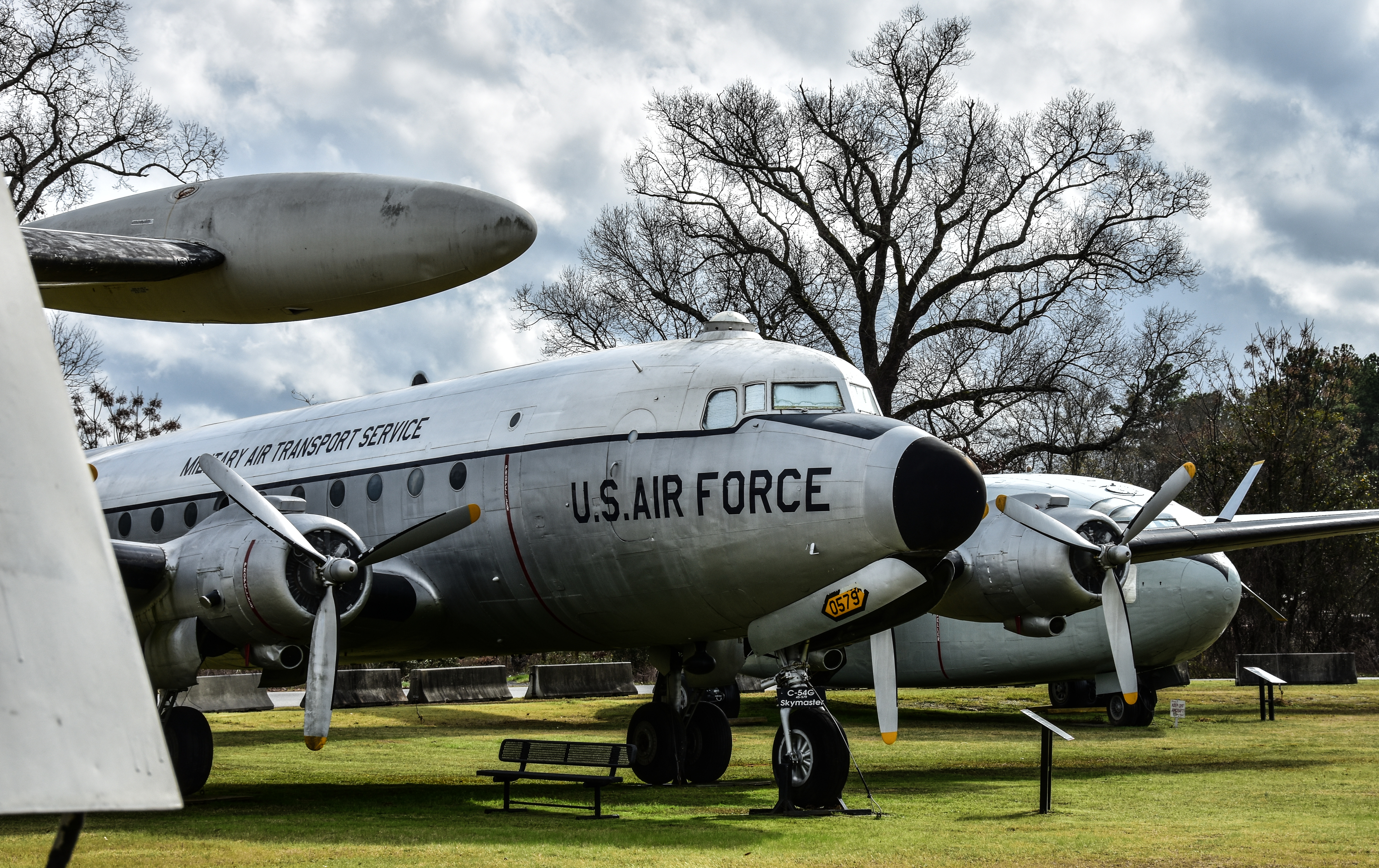 Douglas DC-4A / C-54G Skymaster sn 45-579, Museum of Aviation Warner Robins (cola)