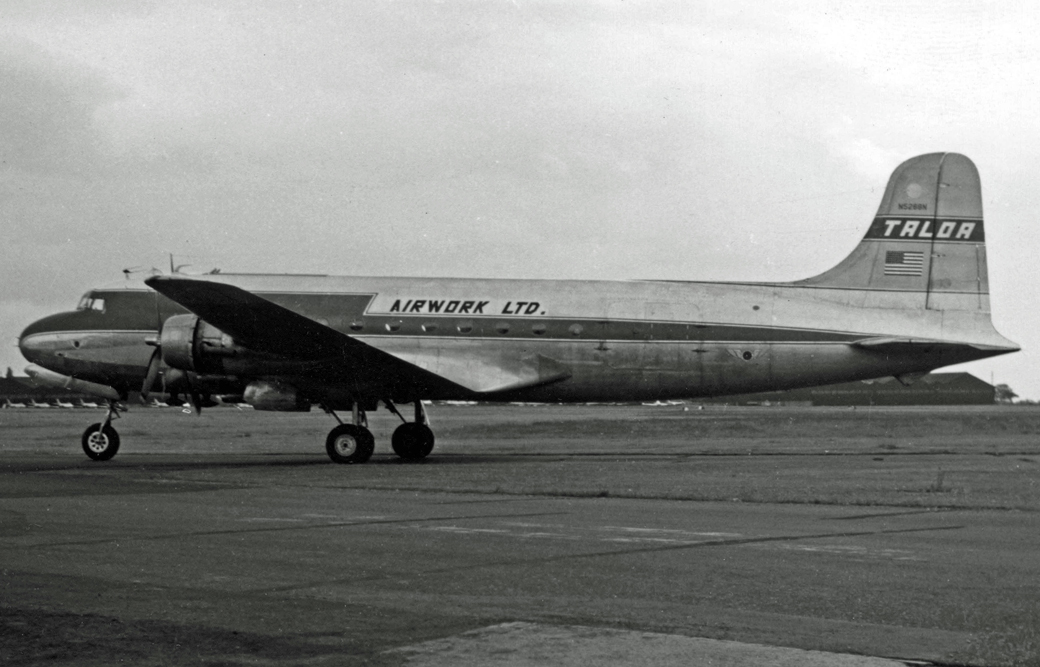 Douglas R5D-1 N5288N, Airwork, Ringway 1955