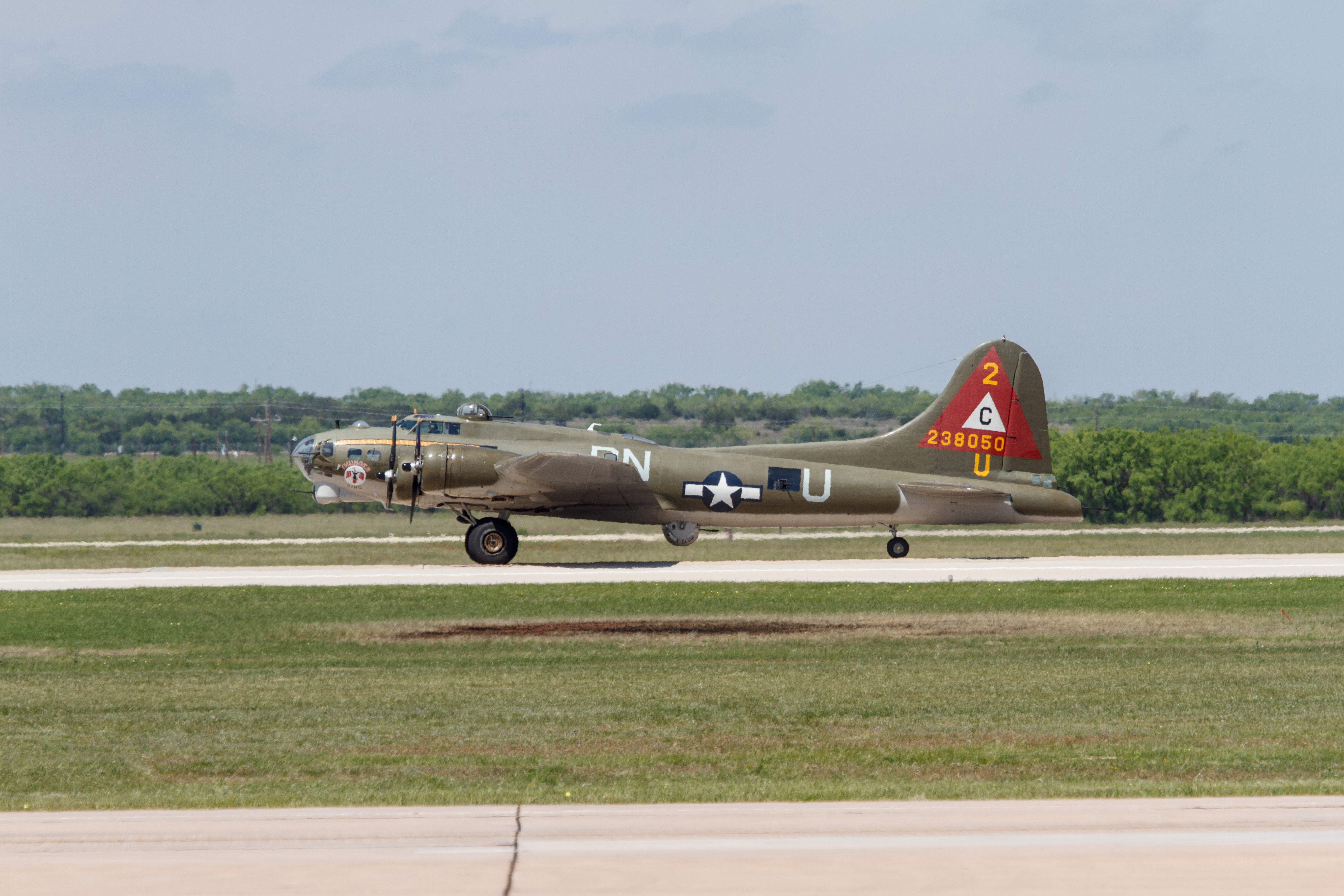 Dyess Air Force Base 2015 Air Show B-17 Takeoff