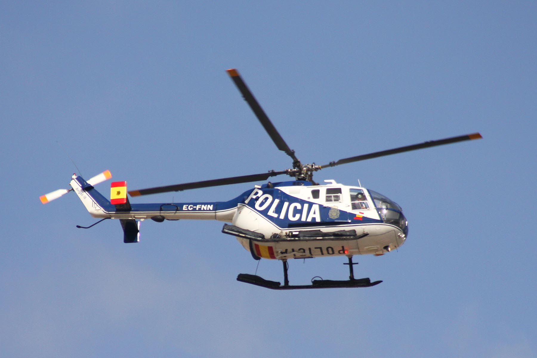 EC FNN MBB BO 105CBS Spanish Police LPA 28JAN09