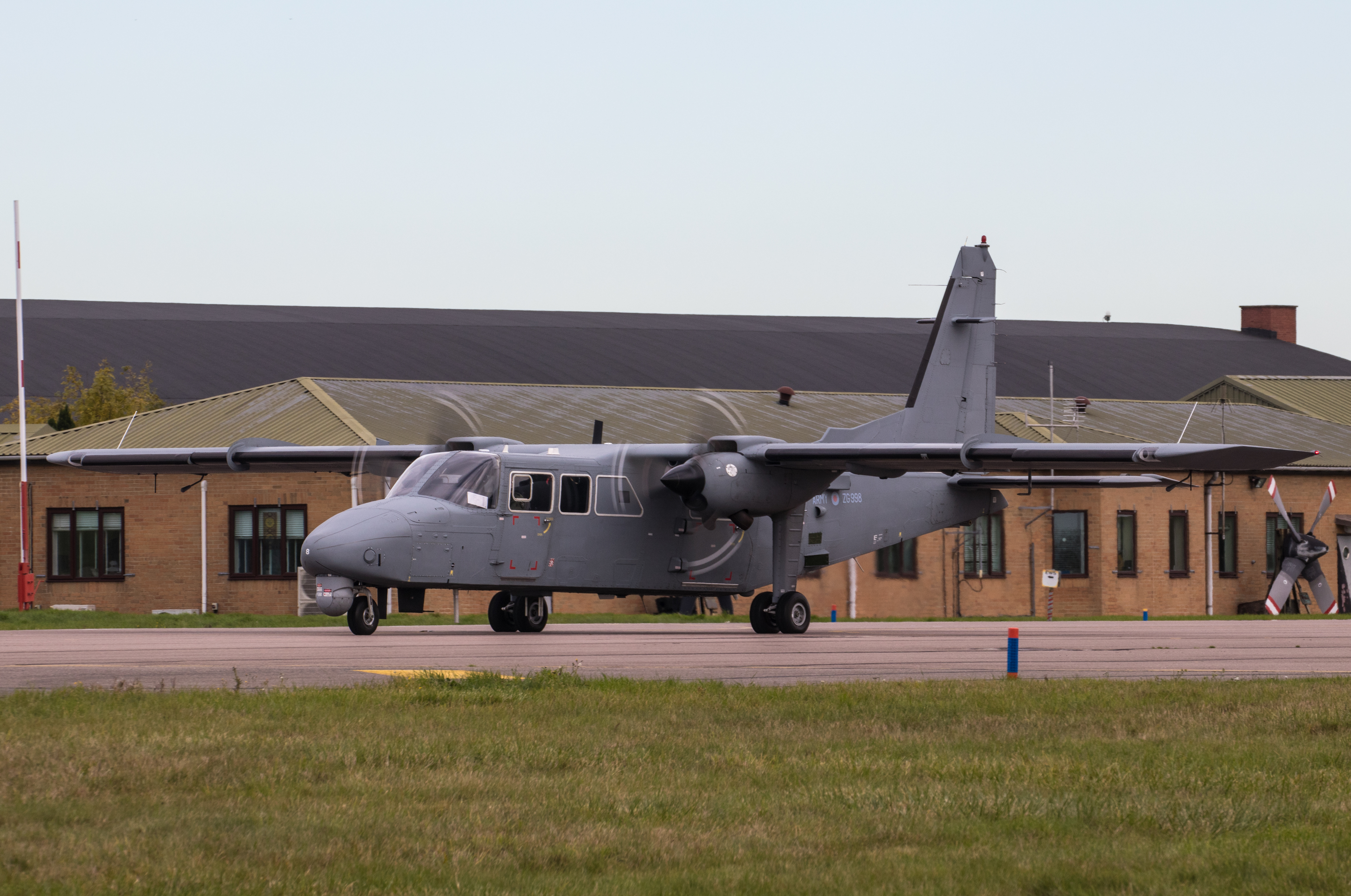 EGVN - Britten Norman BN-2T-4S Defender R2 - Royal Air Force - ZG998
