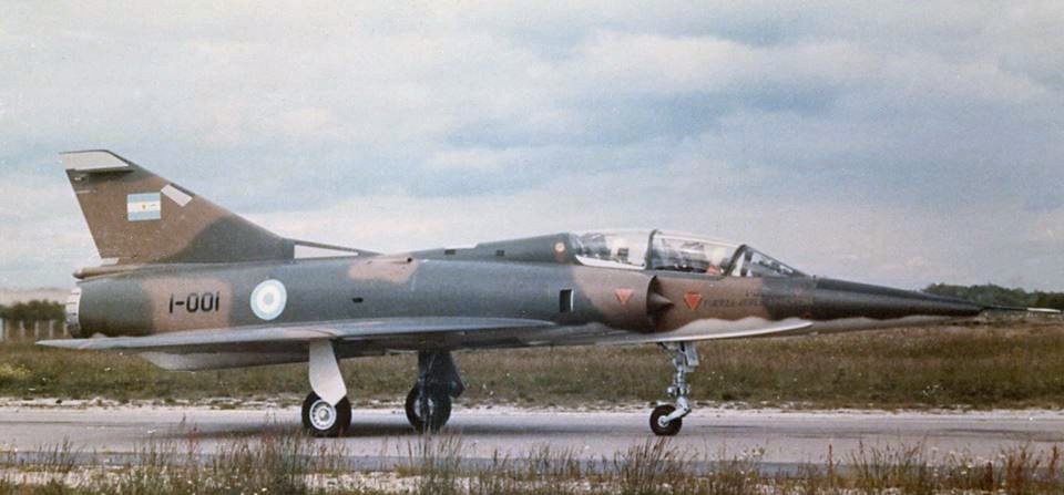 El primer Mirage III recibido por la Fuerza Aérea Argentina