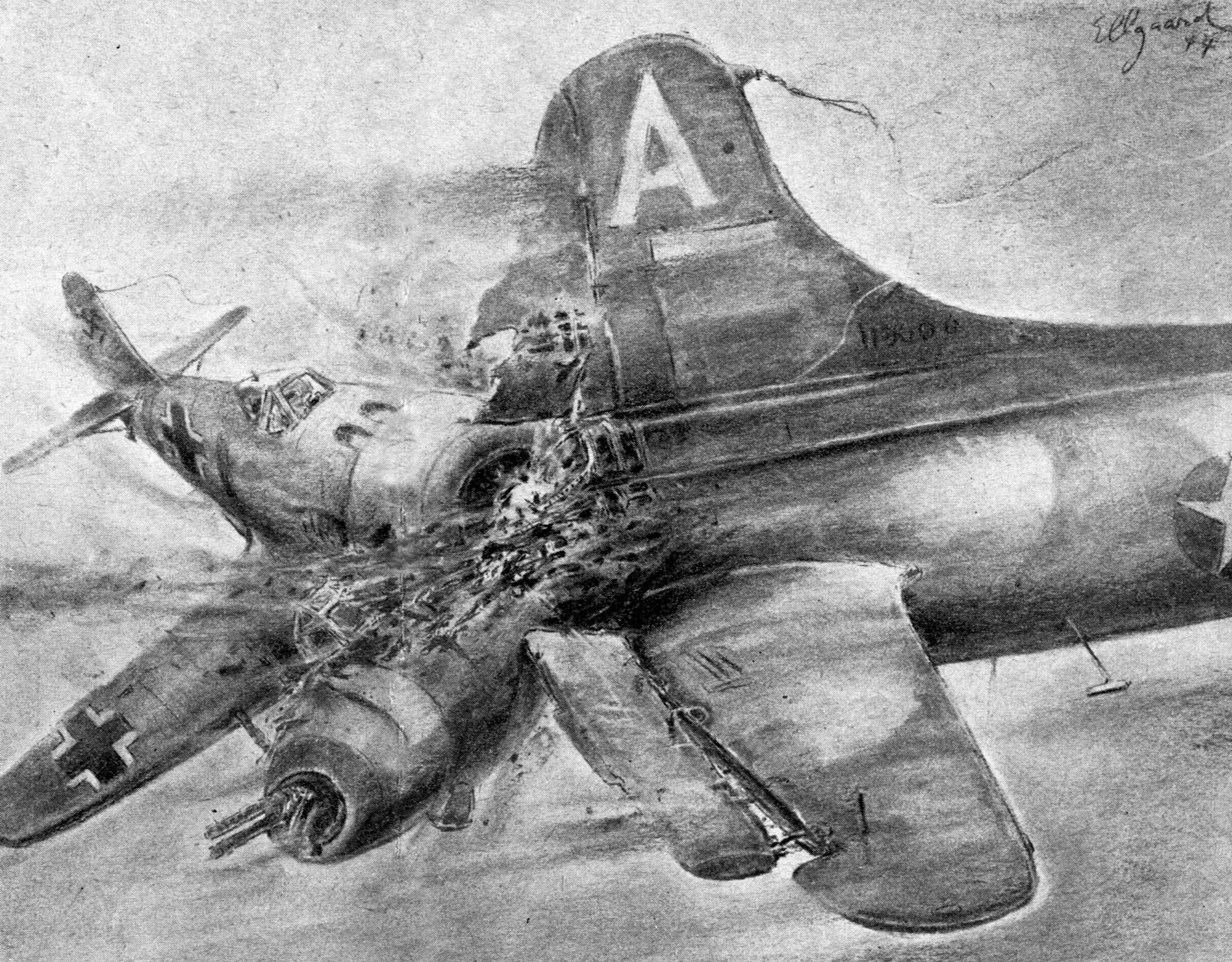 Ellgaard, Ich ramme 1944