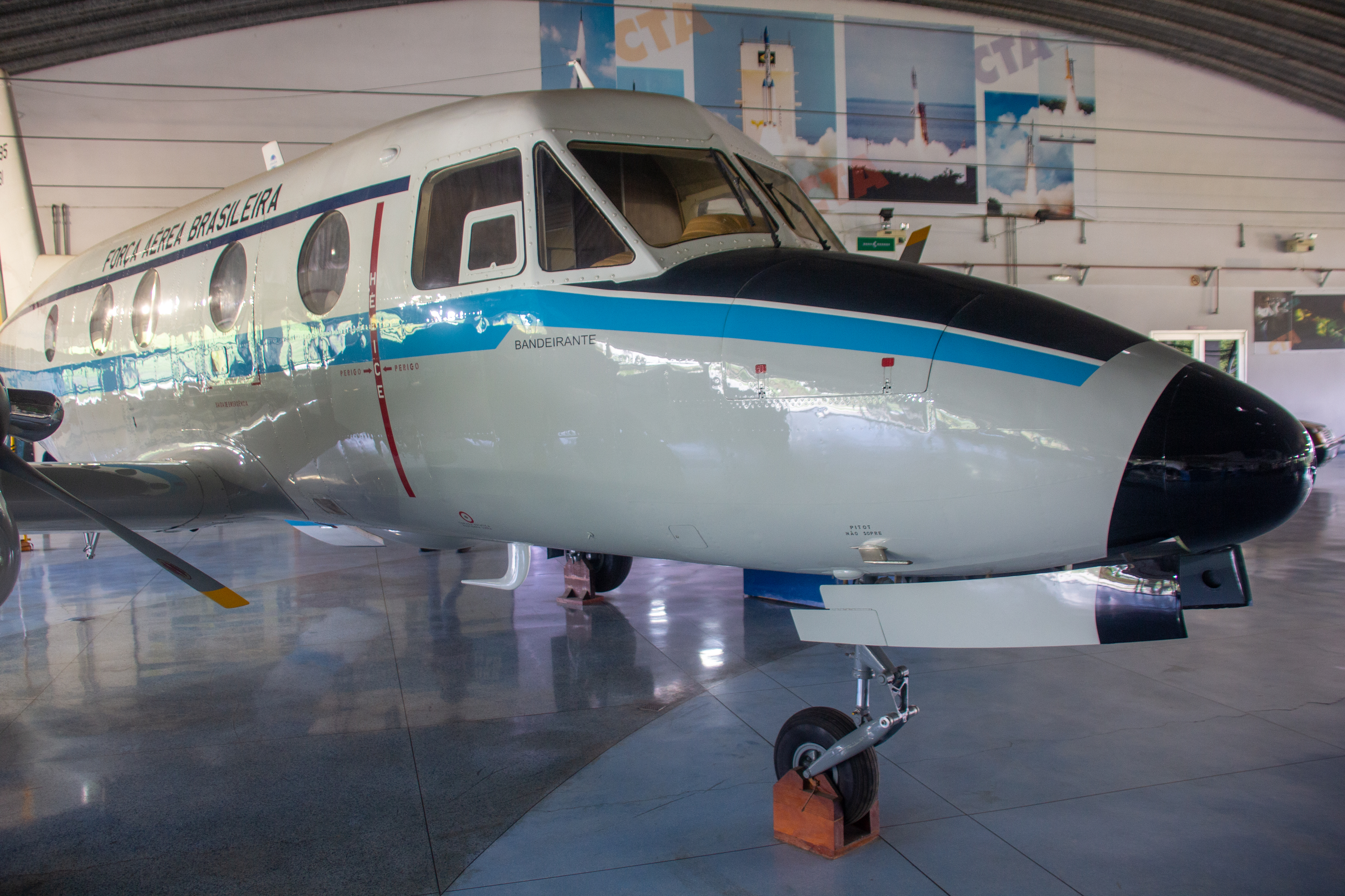 Embraer YC-95 Bandeirante at the Brazilian Aerospace Memorial 2019 (2)