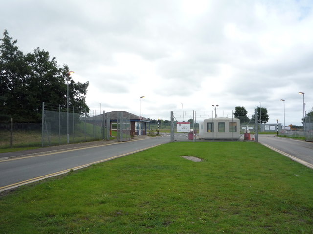 Entrance to BAE Systems, Samlesbury