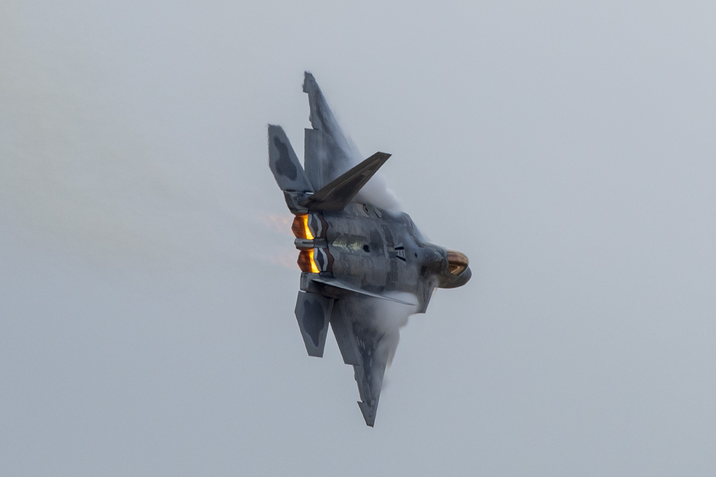 F-22 Raptor demonstration team at the Dyess Big Country Air Fest 2023