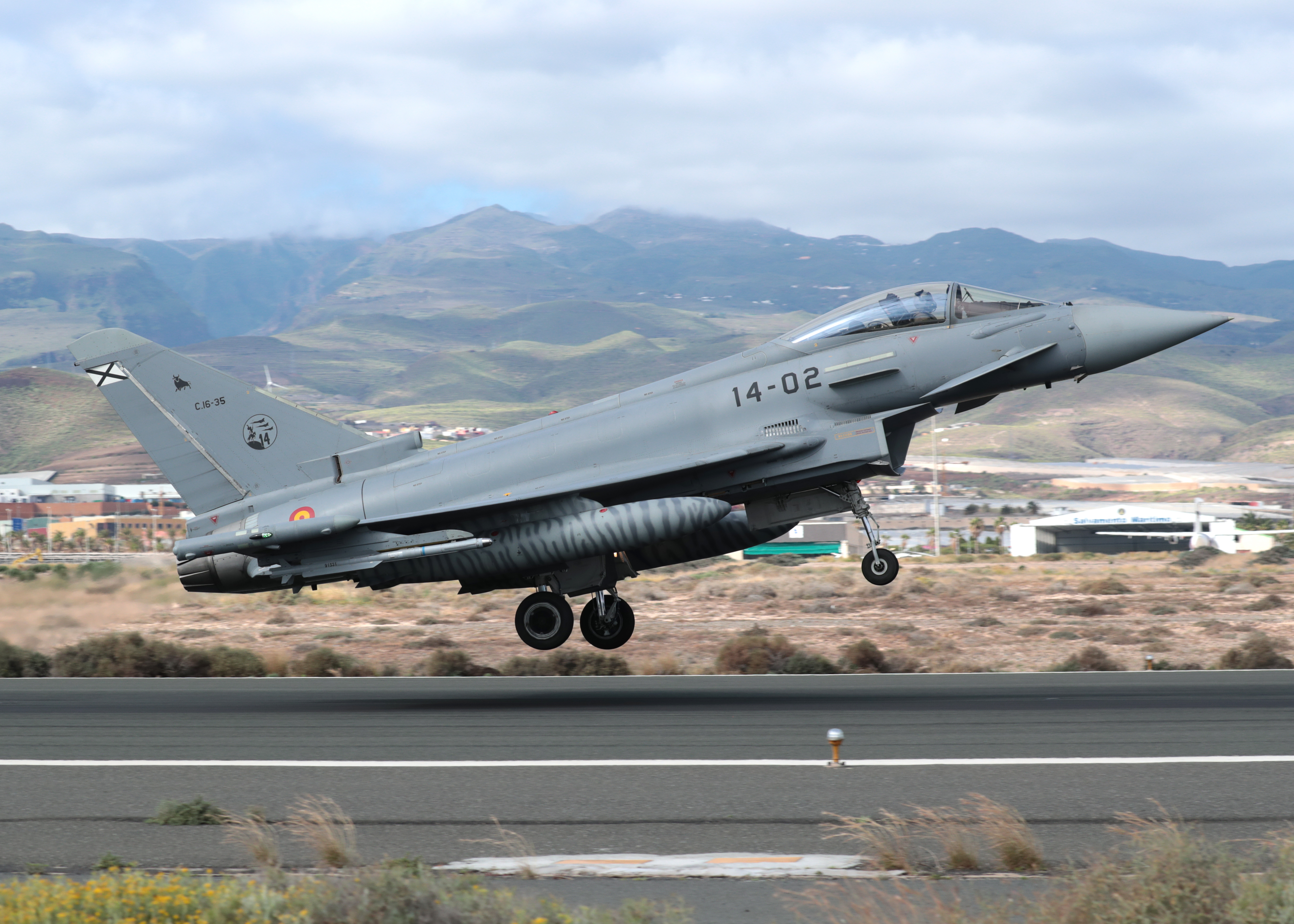 Eurofighter Typhoon C.16-35 (14-02), ejercicio DACT 2017
