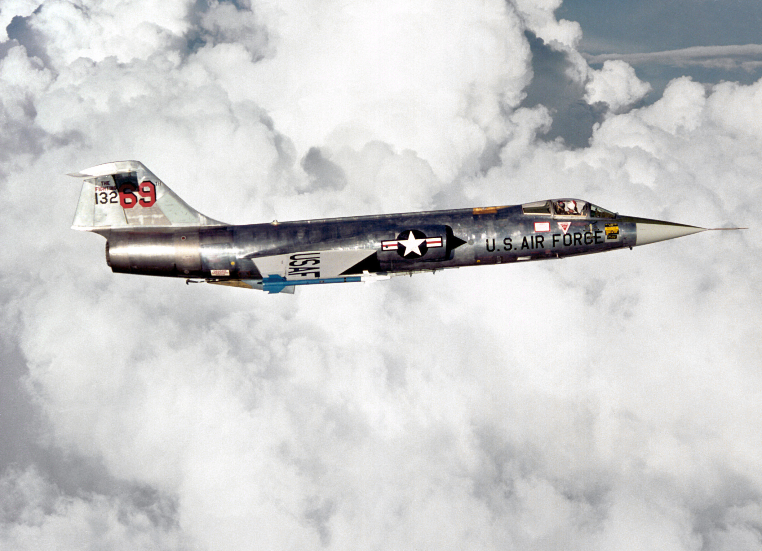 F-104 right side view