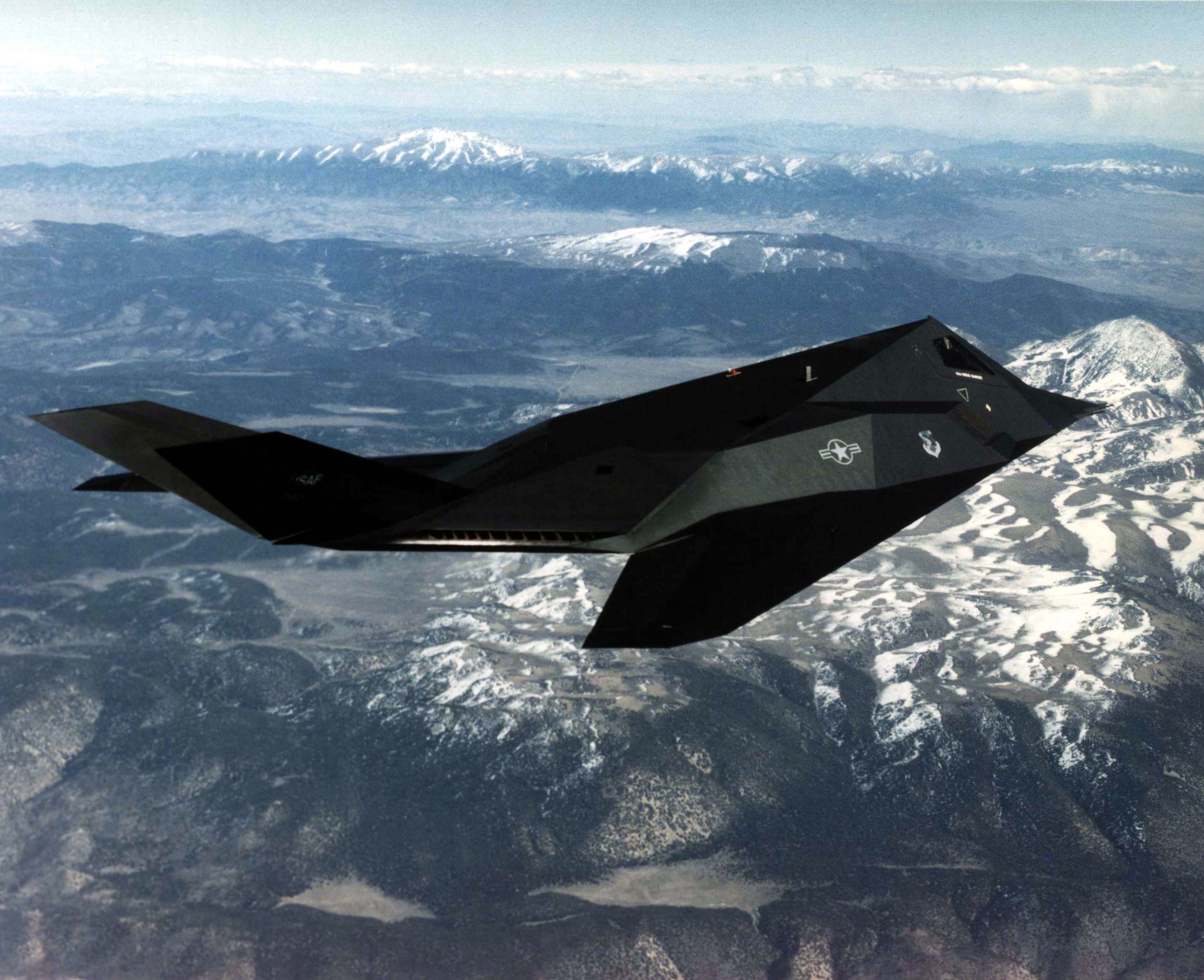 F-117A Nighthawk deployed in the Persian Gulf, 1996