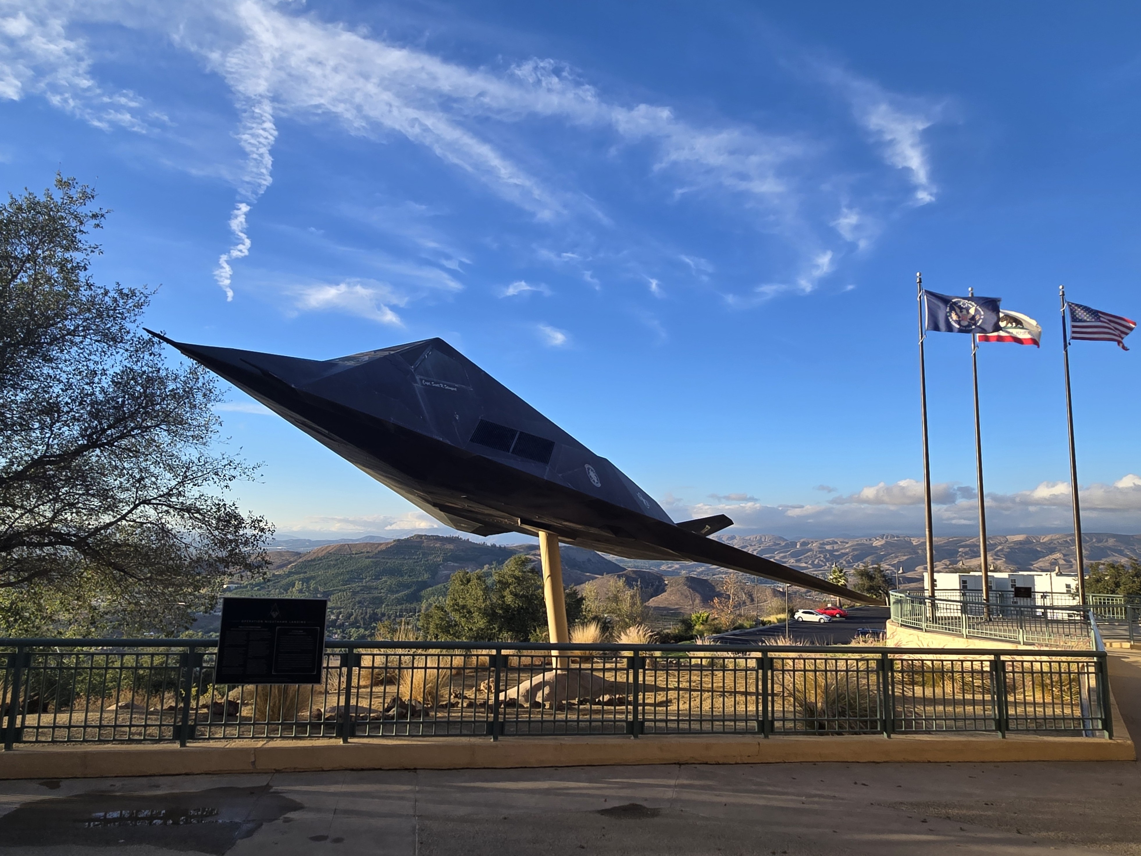 F-117 Nighthawk on display at the Ronald Reagan Presidential Library