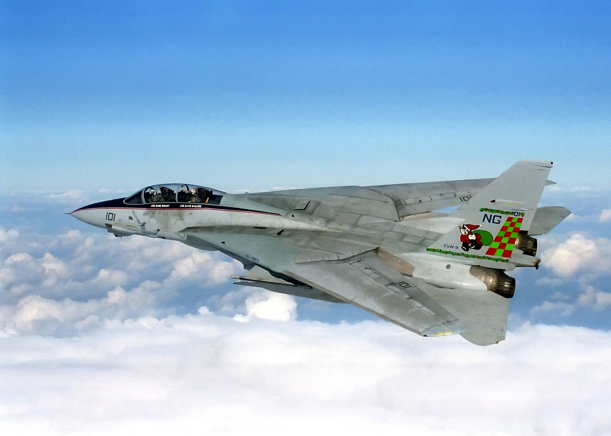F-14A Tomcat over Iraq during Southern Watch
