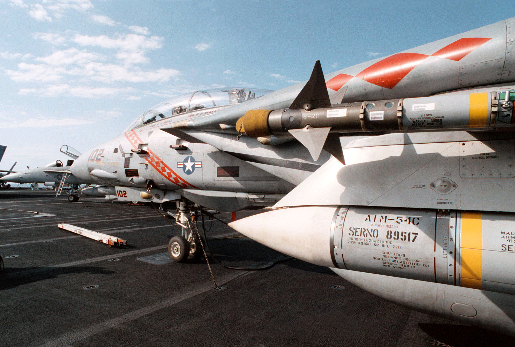 F-14B VF-102 AIM-54 y AIM-9