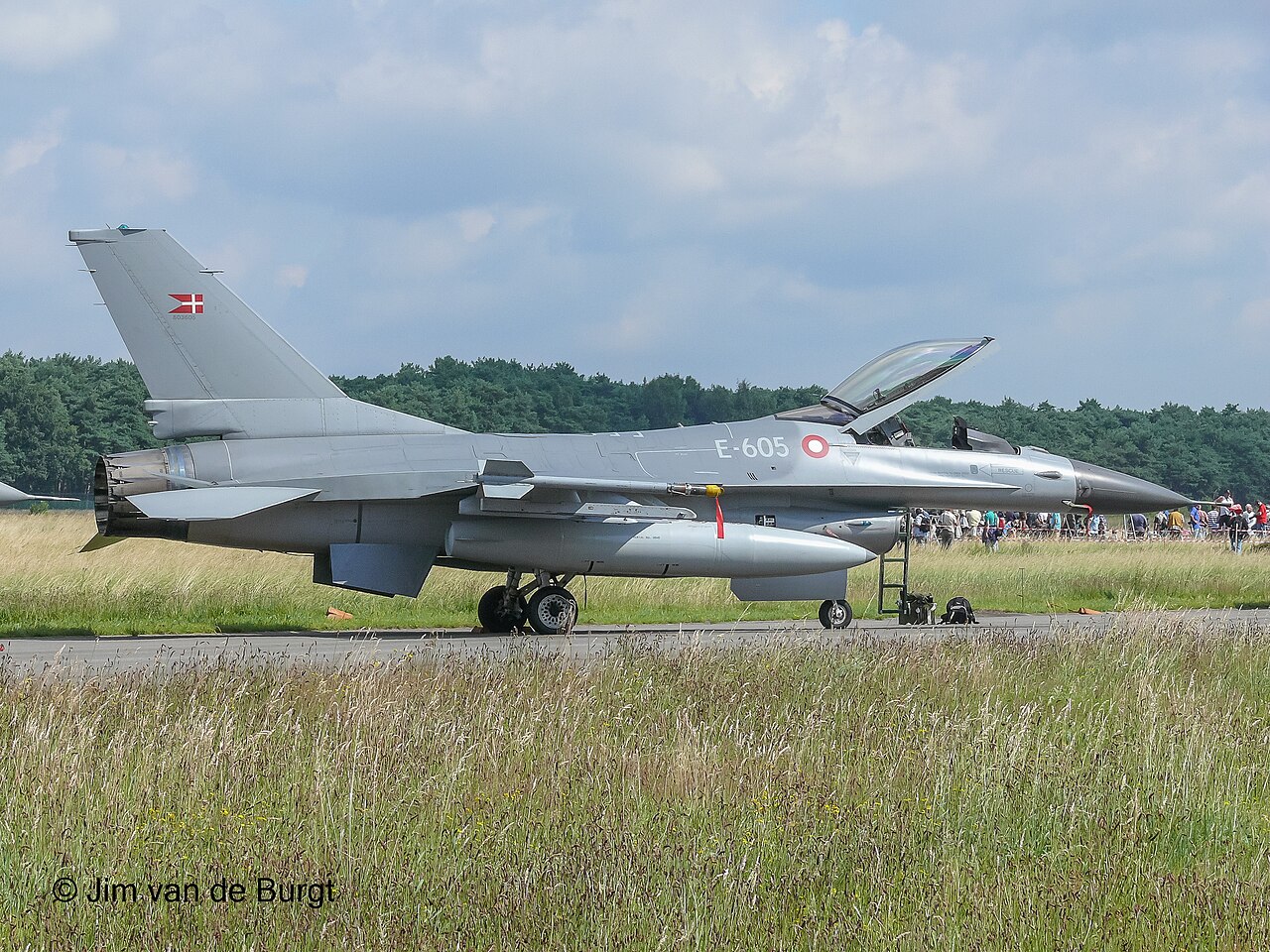 F-16AM E-605 de la Real Fuerza Aérea Danesa
