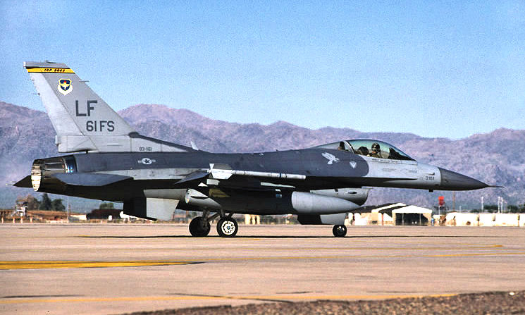 F-16C Block 25B del 61st Fighter Squadron