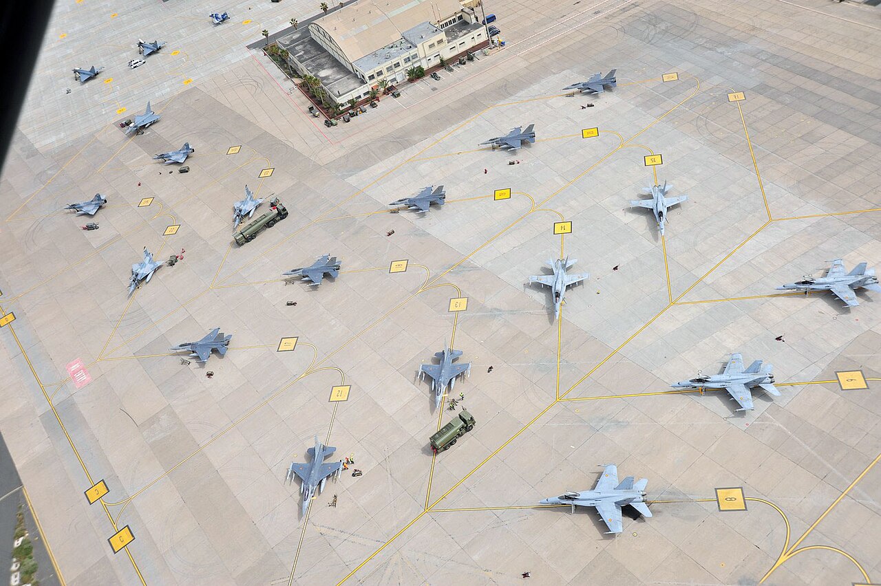 F-16 de la Composante aérienne belge en préparation de vol