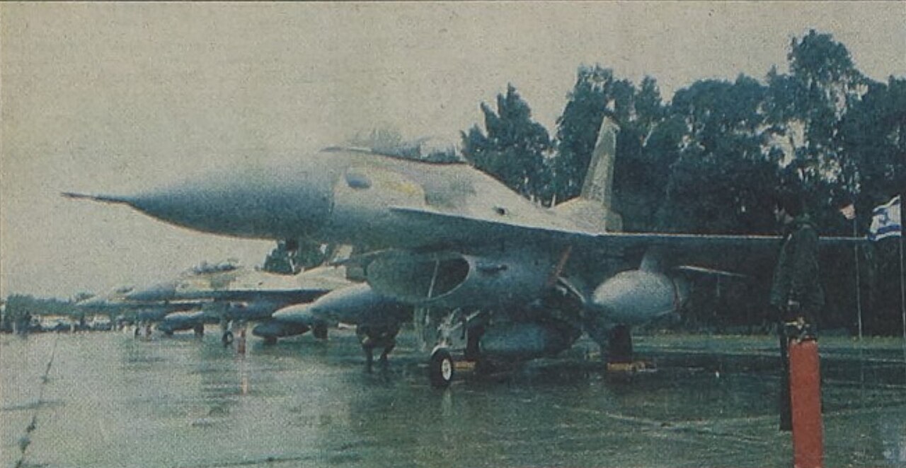 F-16 de la Fuerza Aérea Israelí, 1987