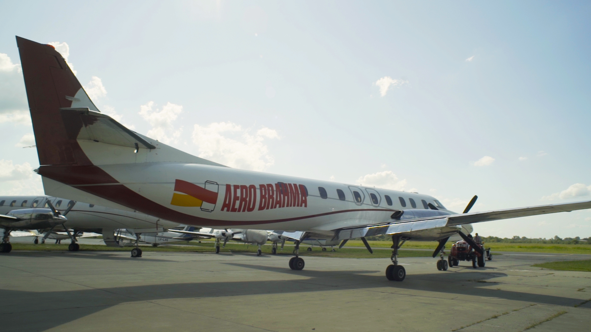 Fairchild Metroliner of AeroBrahma, aerolinea freecost