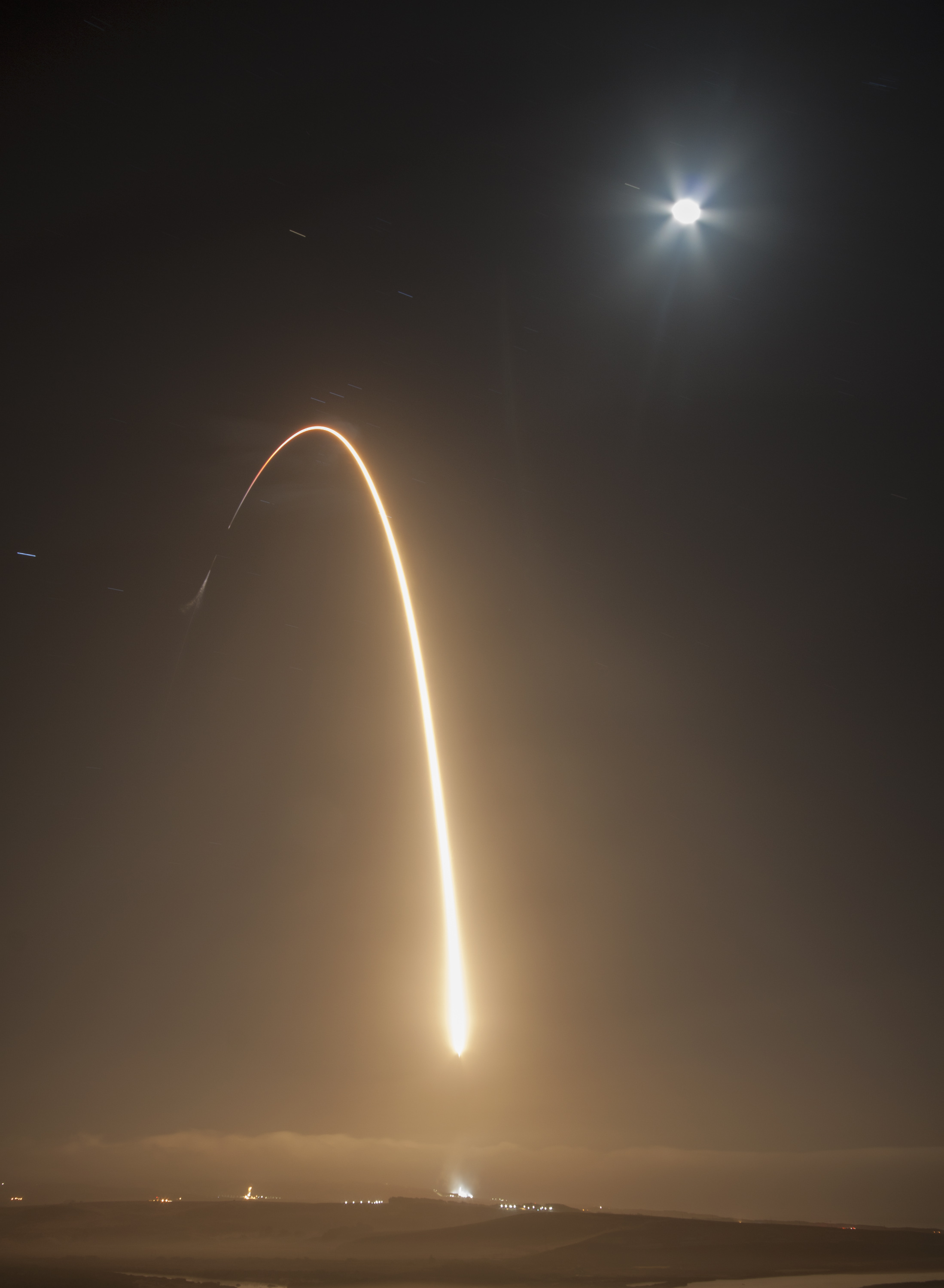 Falcon 9 Block 4 nella missione Iridium 3 da Vandenberg (9 ottobre 2017)