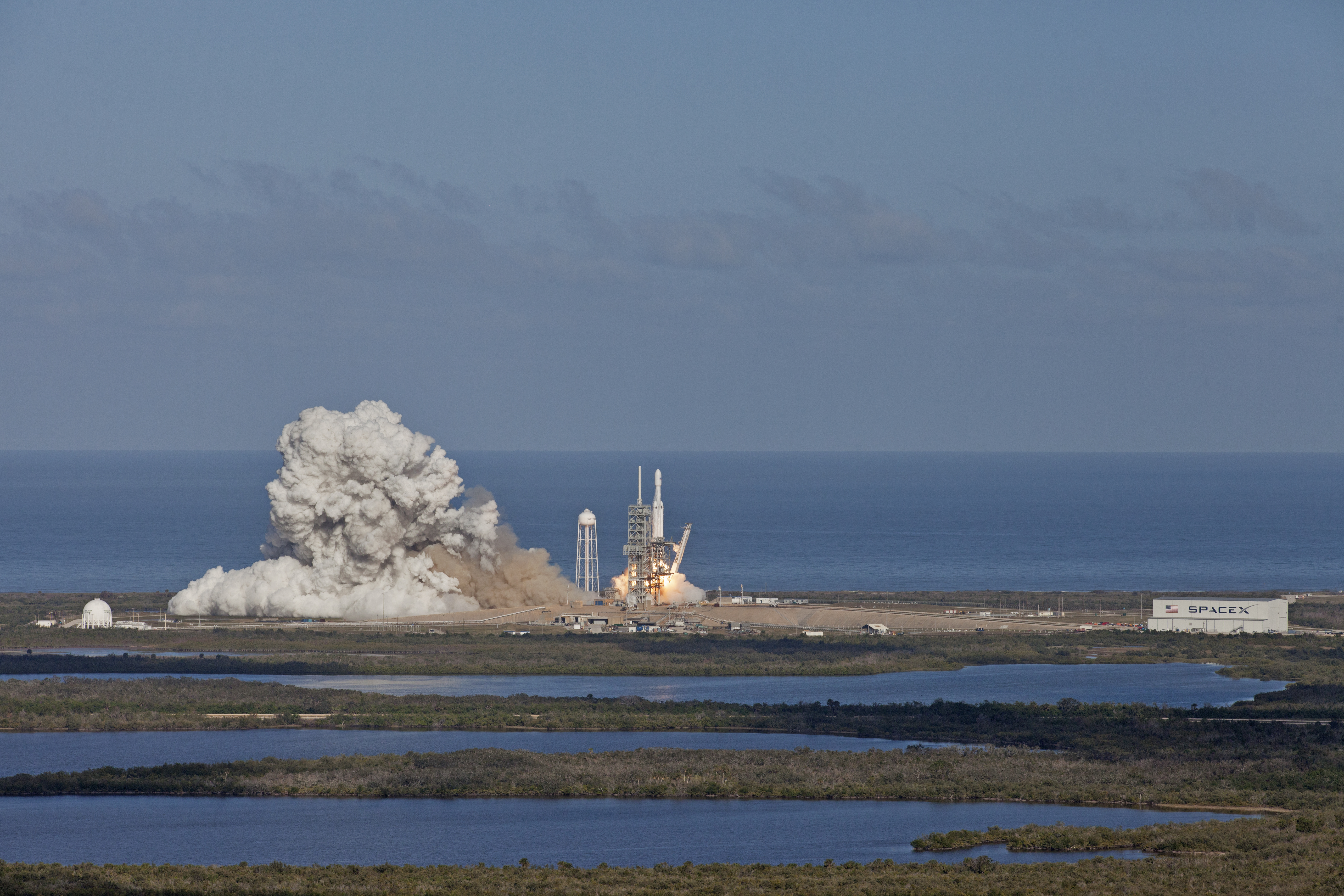 Falcon Heavy in decollo 04