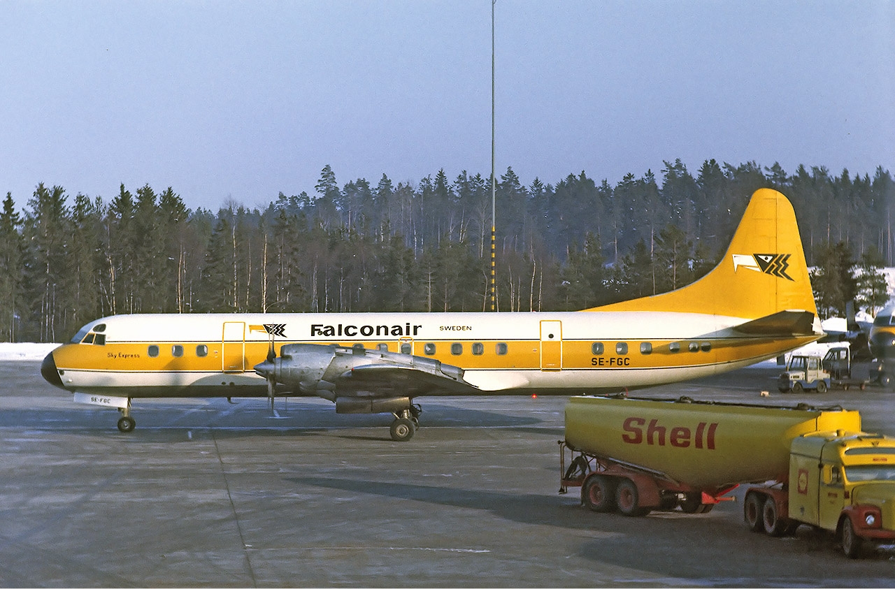 Falconair Lockheed L-188C Electra Soderstrom 1