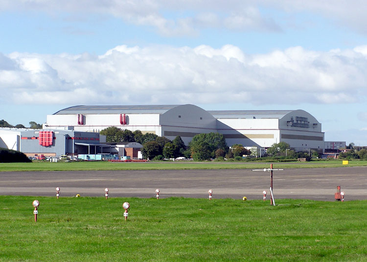 BAe hangars at Filton