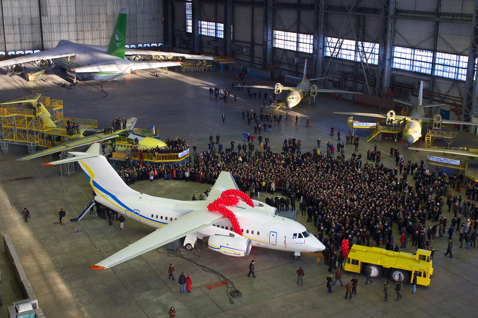 Primer An-148 de producción en serie ucraniana