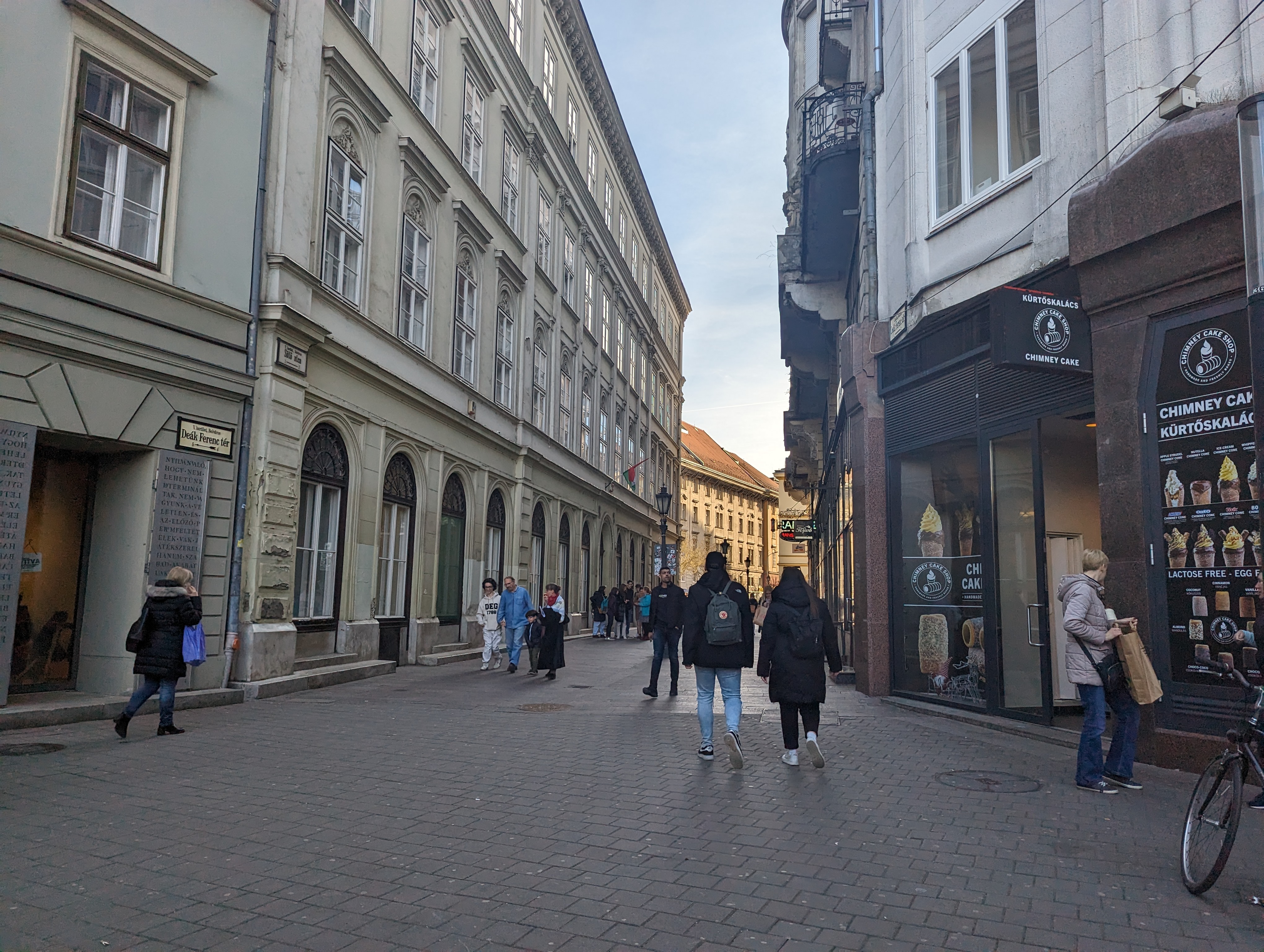 Primi momenti a Budapest