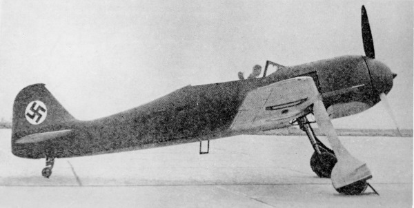 Focke Wulf Fw 190V-1 nella sua forma originale
