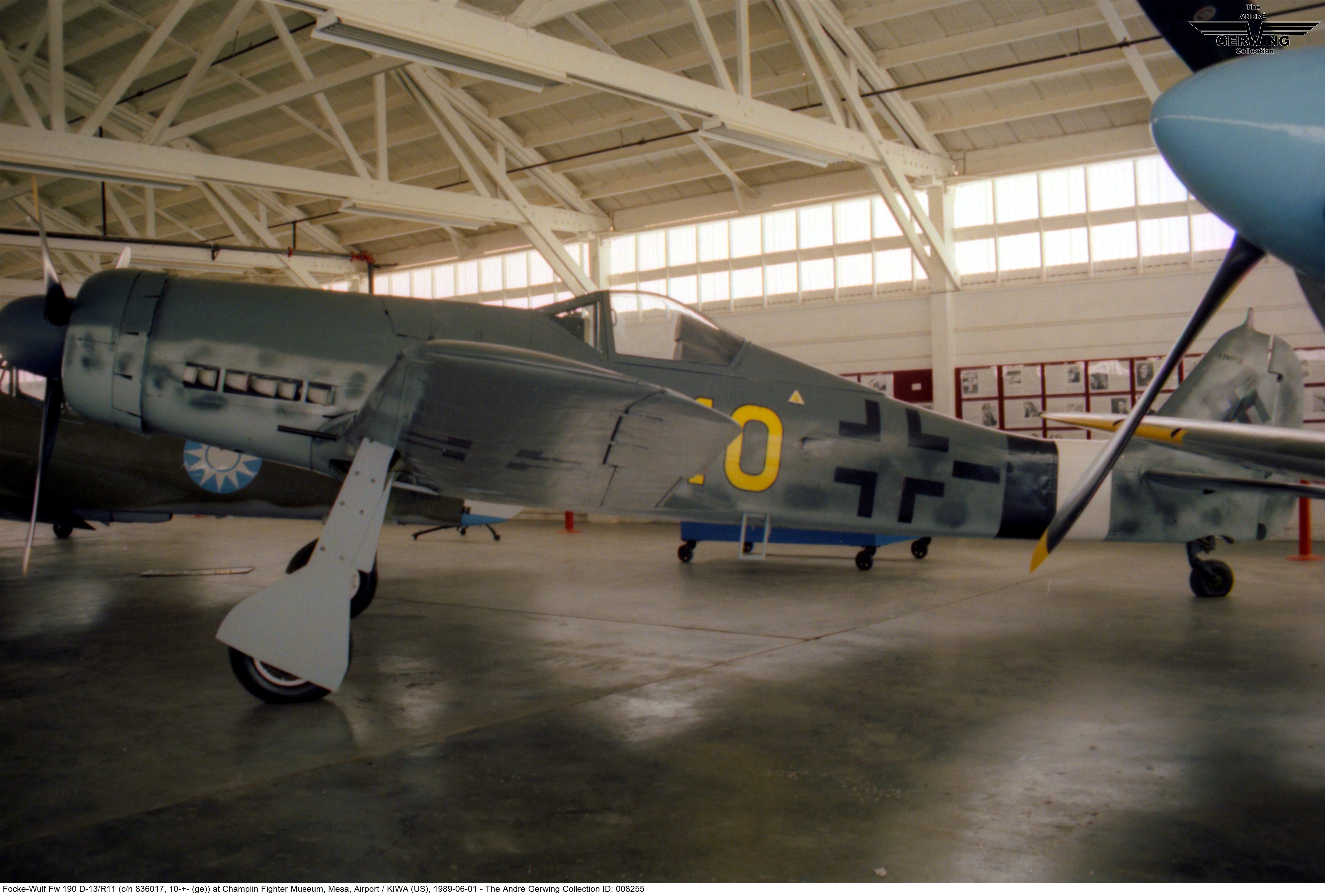 Focke Wulf Fw 190 D-13R11 (cn 836017, 10- - (ge)) 1989-06-01 Andre Gerwing Collection ID